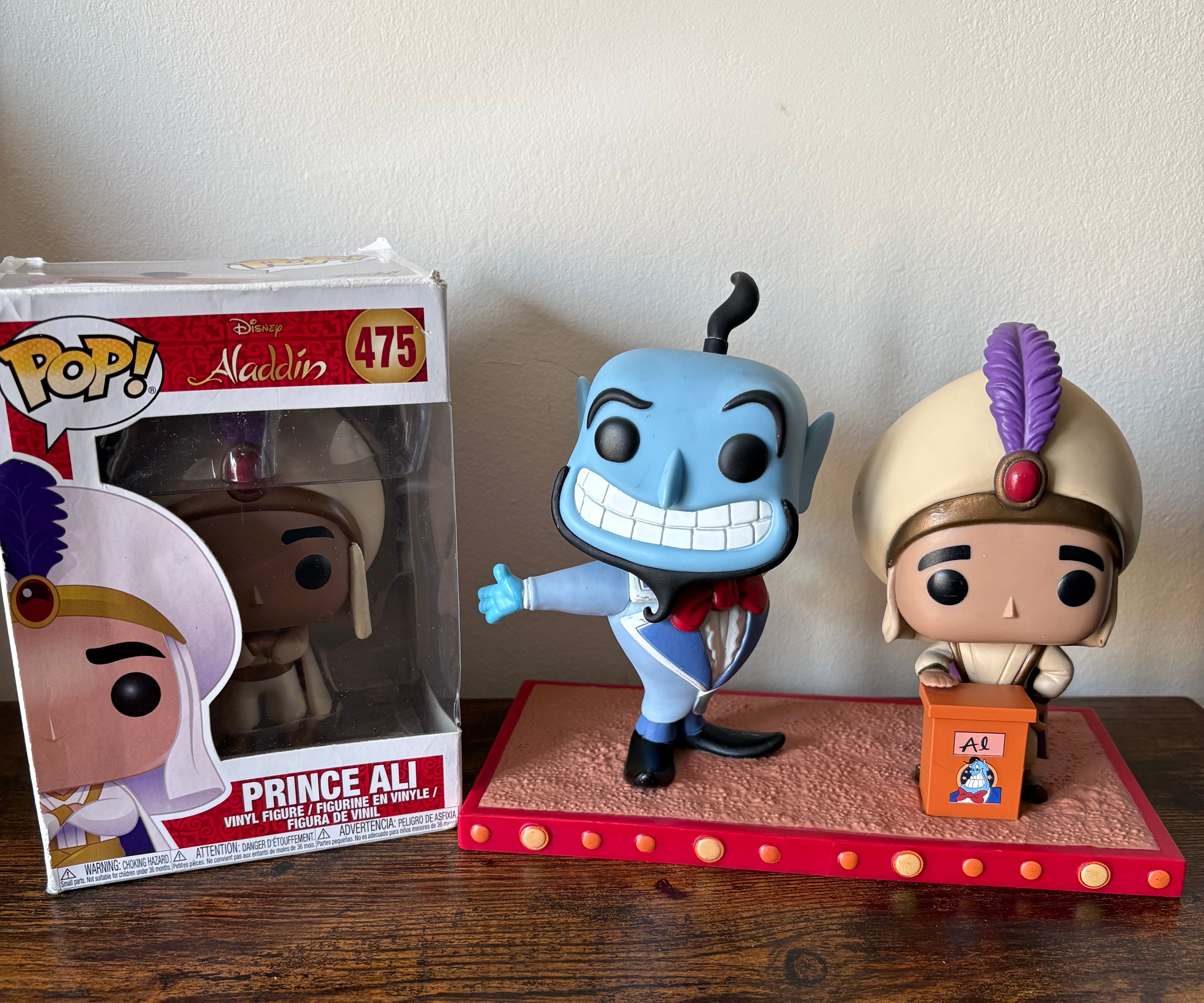 Funko Pop Aladdin & Genie - Aladdin's First Wish [2 Pack] #409 & 475 Aladdin see description