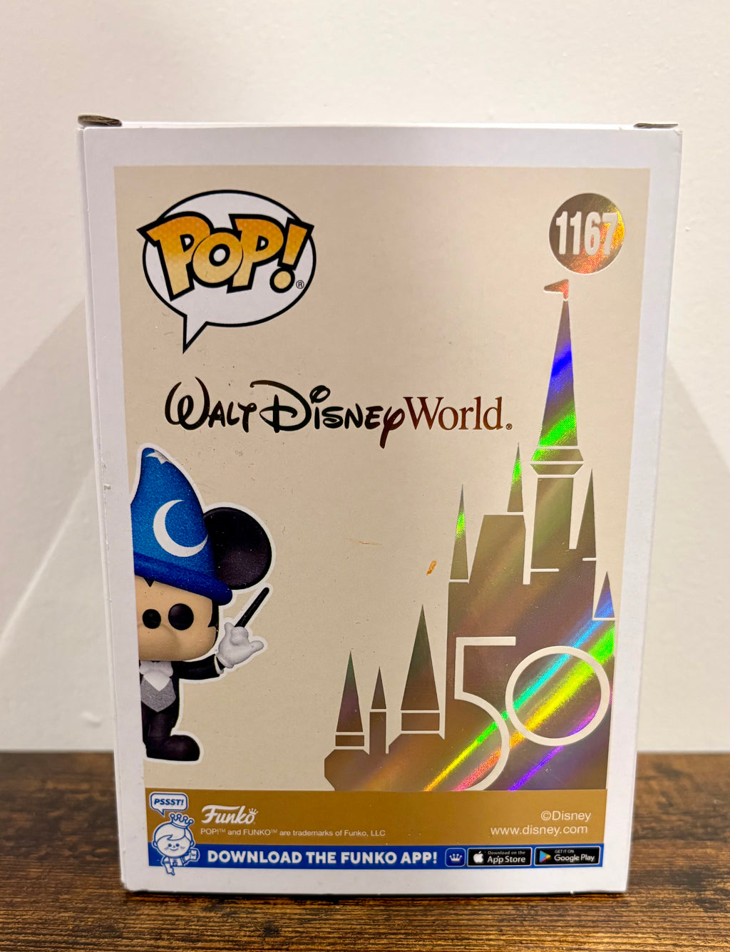 Funko pop - WALT DISNEY WORLD 50 PHILHARMAGIC MICKEY MOUSE POP VINYL FIGURE FUNKO 1167