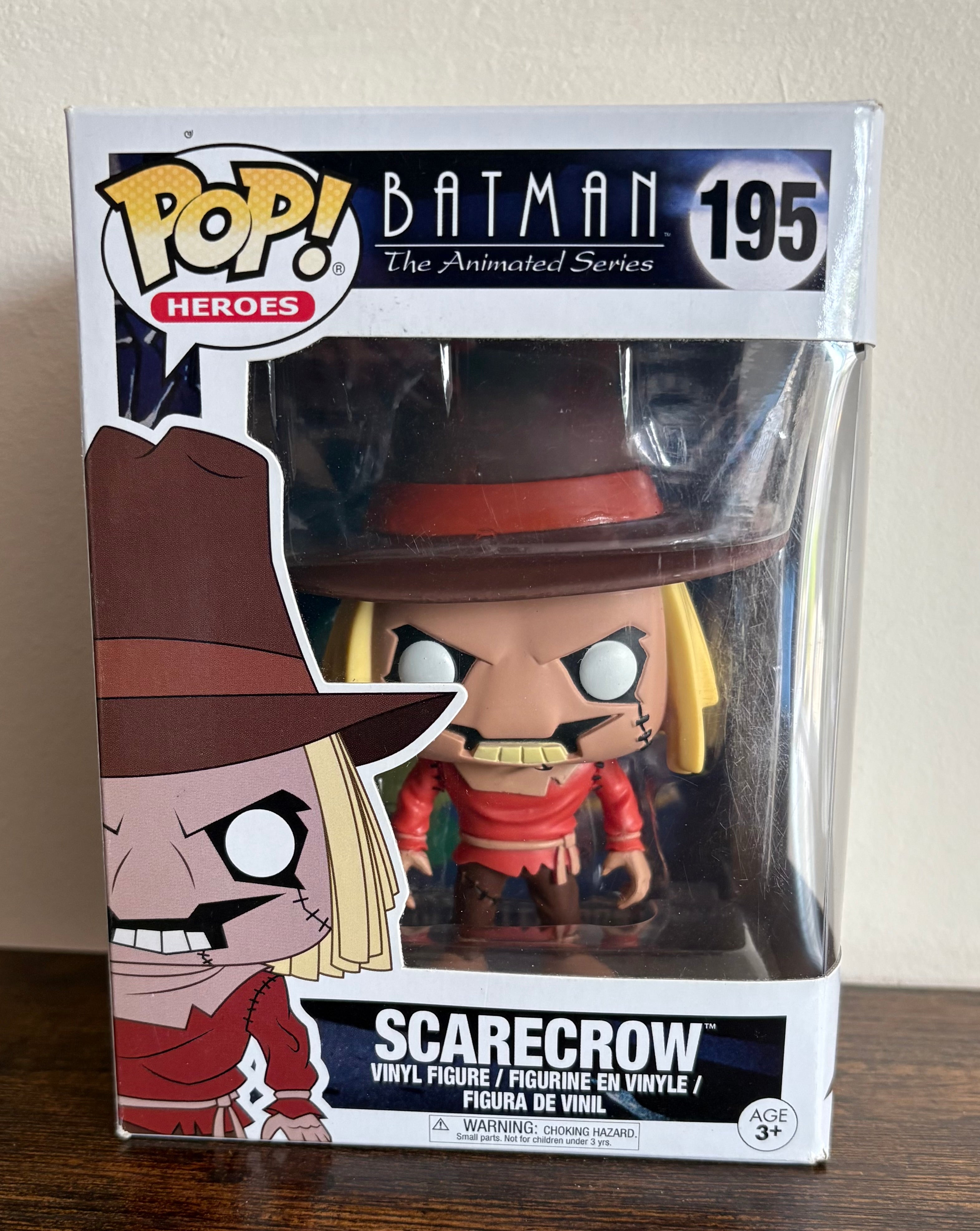 Funko Pop Scarecrow #195 Batman Animated Series.