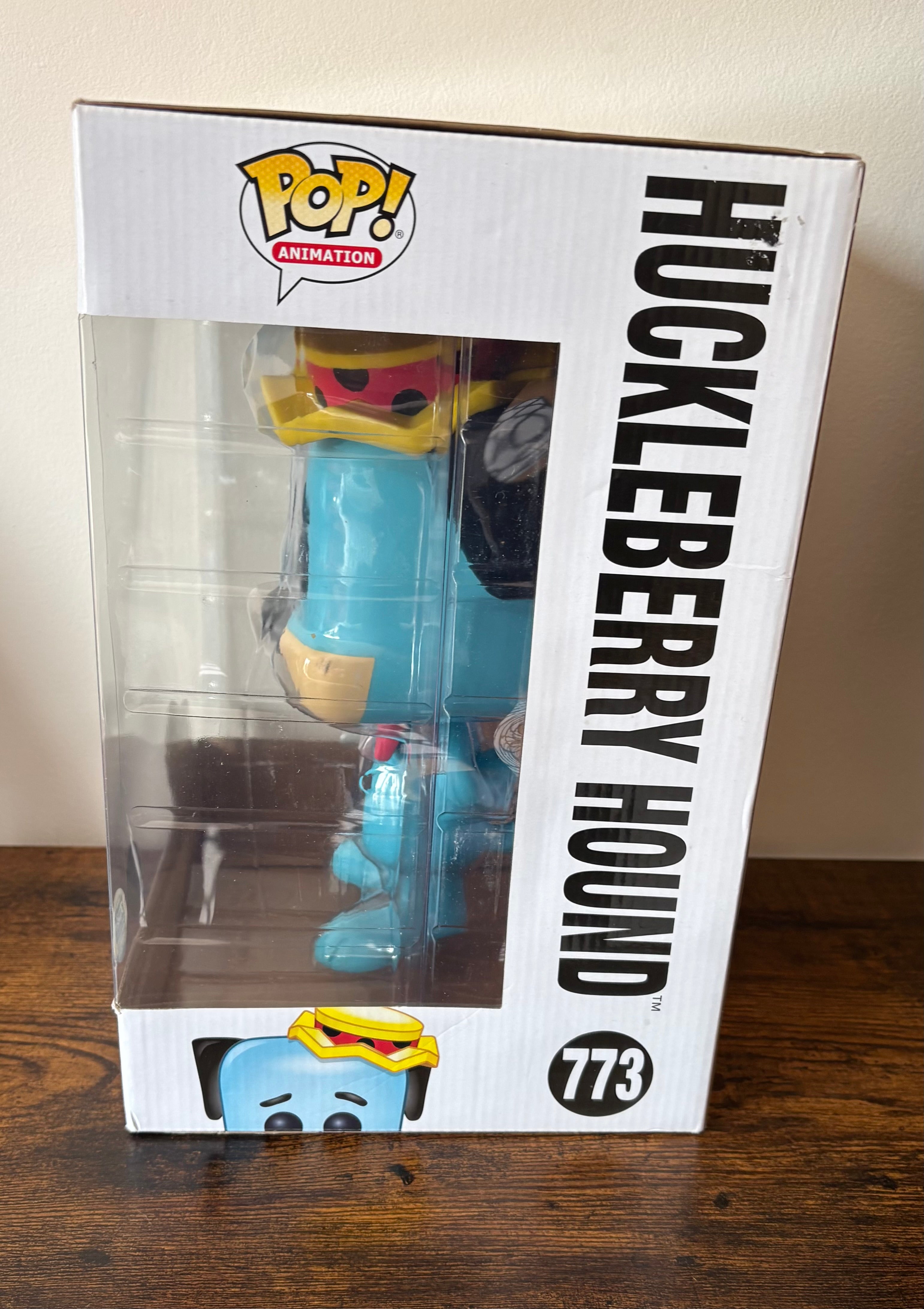 Funko POP #773 Huckleberry Hound Hanna Barbera Limited Edition LARGE Boxed