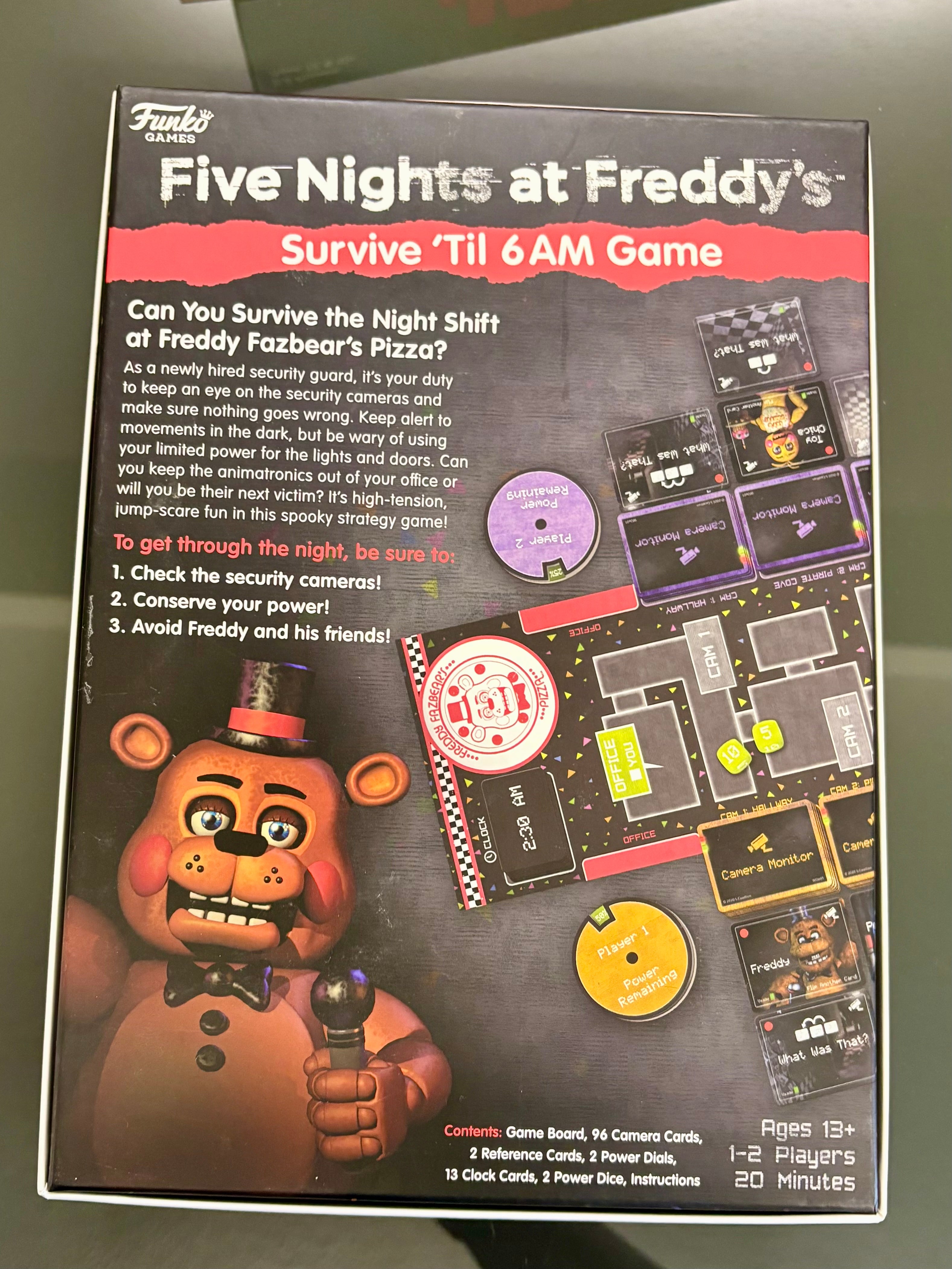 Collectables Funko Games Five Nights at Freddy's Survive Till 6am Board Game