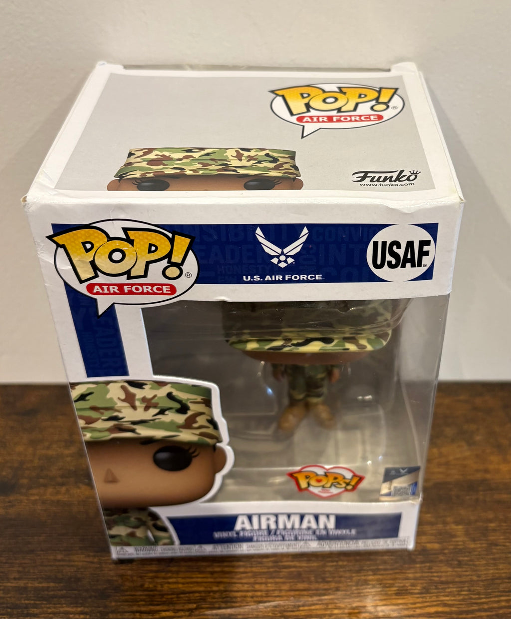 Funko Pop! Air Force U.S. Air Force Airman USAF Vinyl Figure.