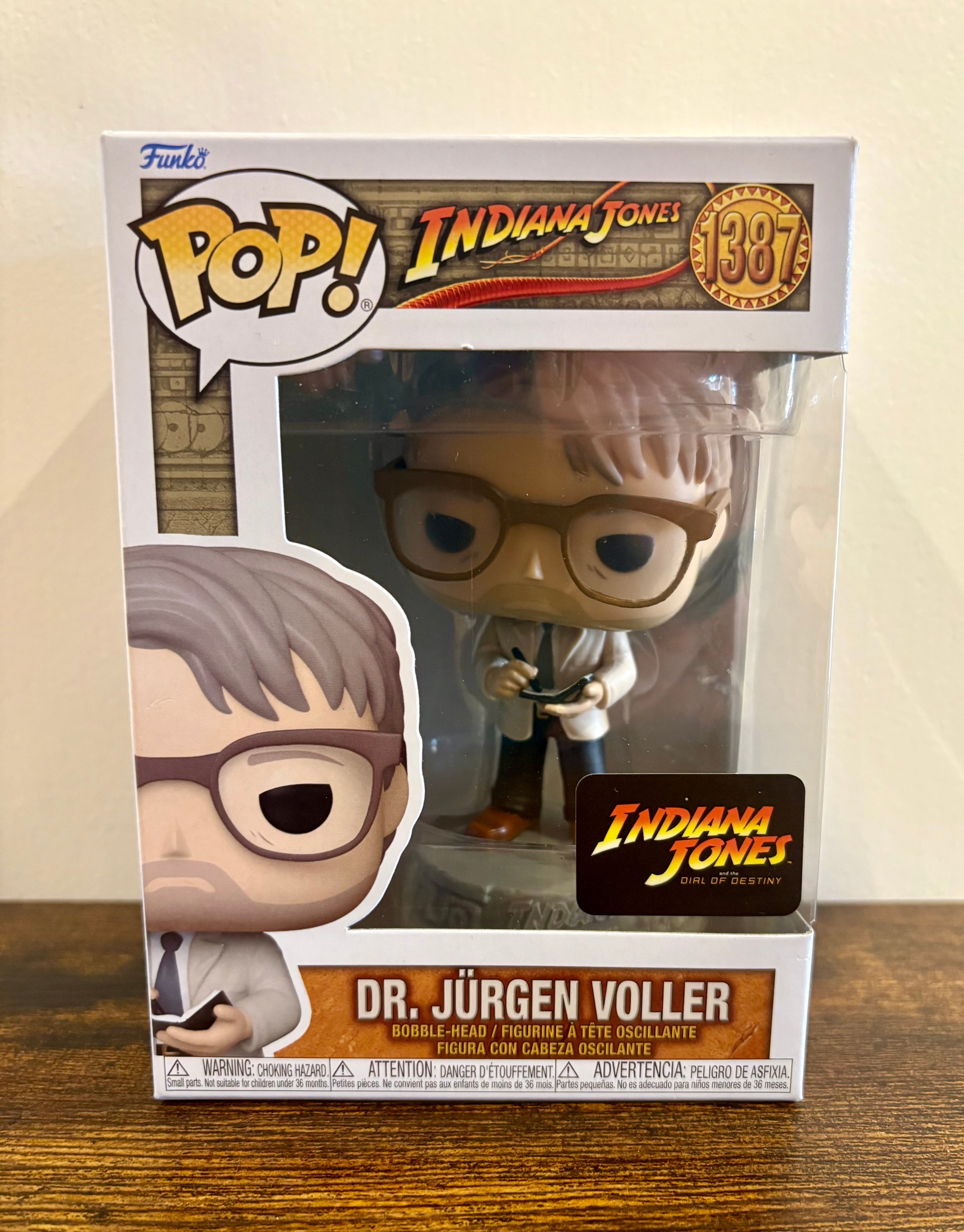 Funko Pop! Indiana Jones and the Dial of Destiny #1387 Dr. Jurgen Voller