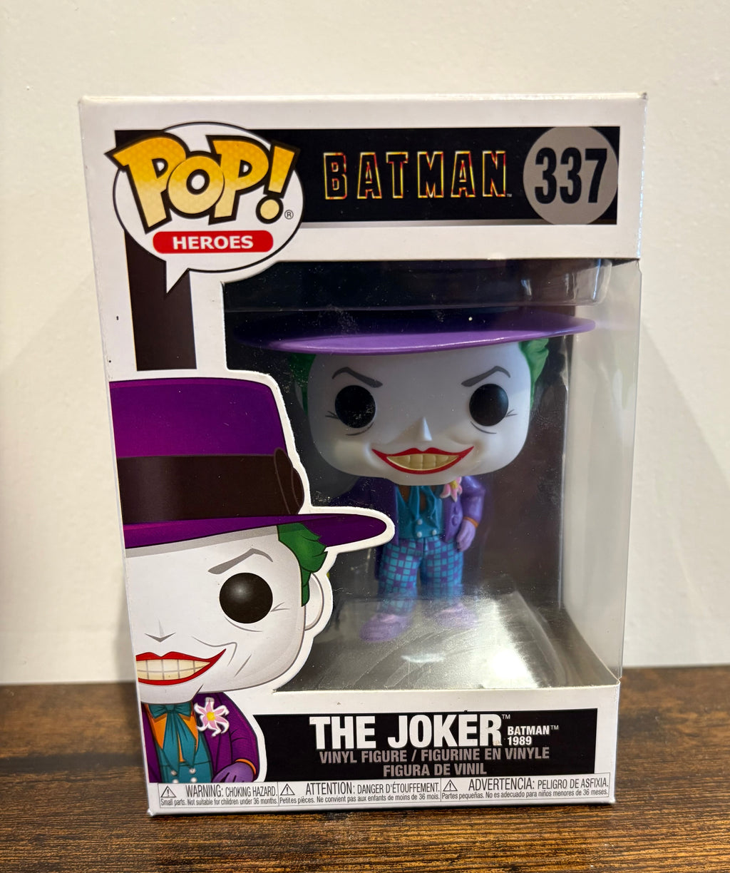 Funko Pop! Heroes Batman 1989 the Joker #337 Collectible Figure