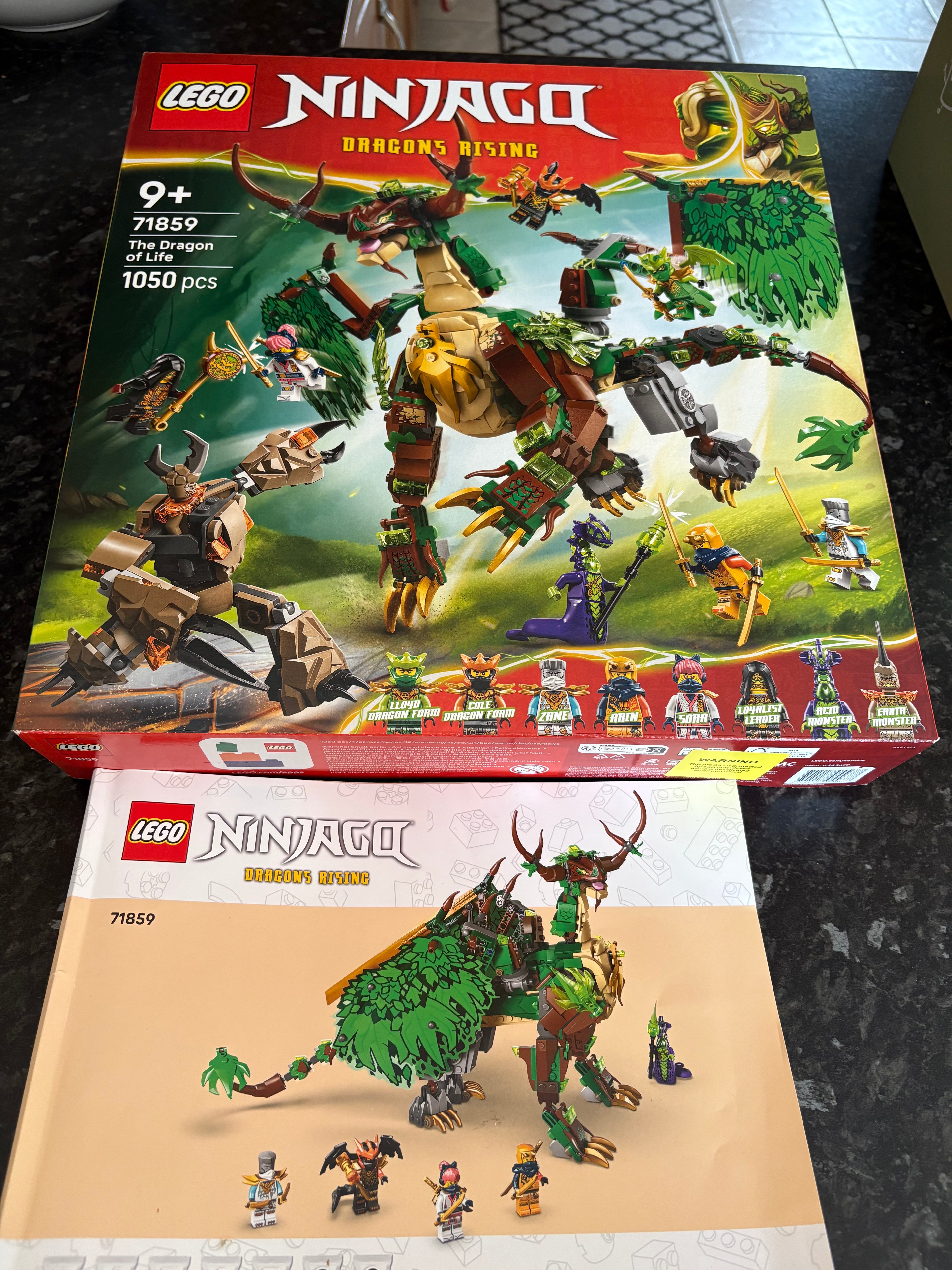 Lego - Ninjago Dragons riding #71859 The Dragon of Life Set