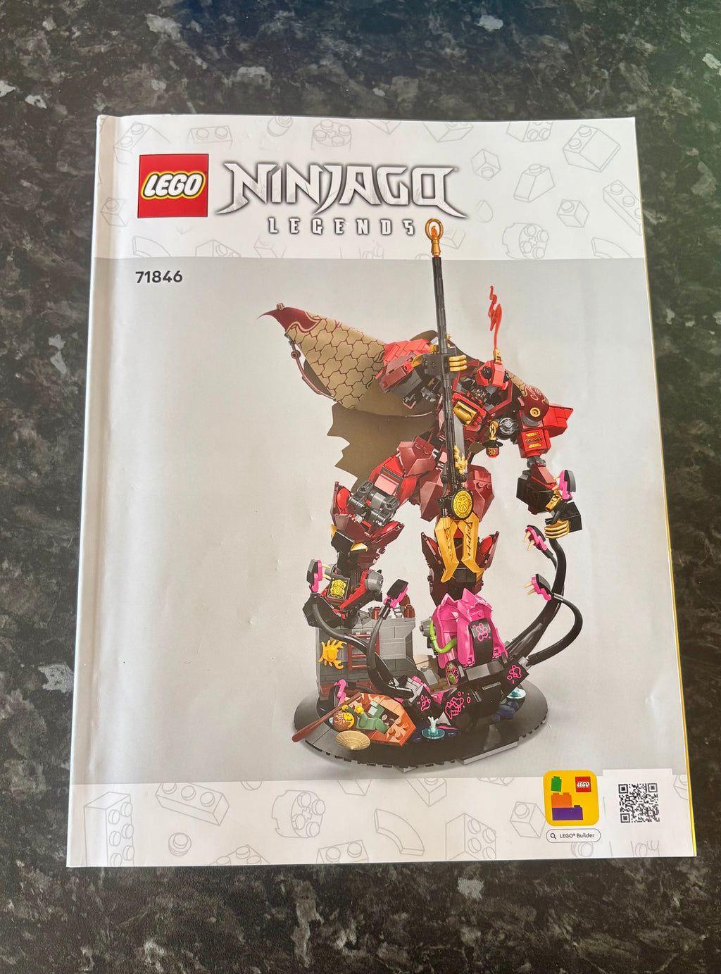 LEGO 71846 Ninjago The Fire Knight Mech Toy - Only Has One Minifigure