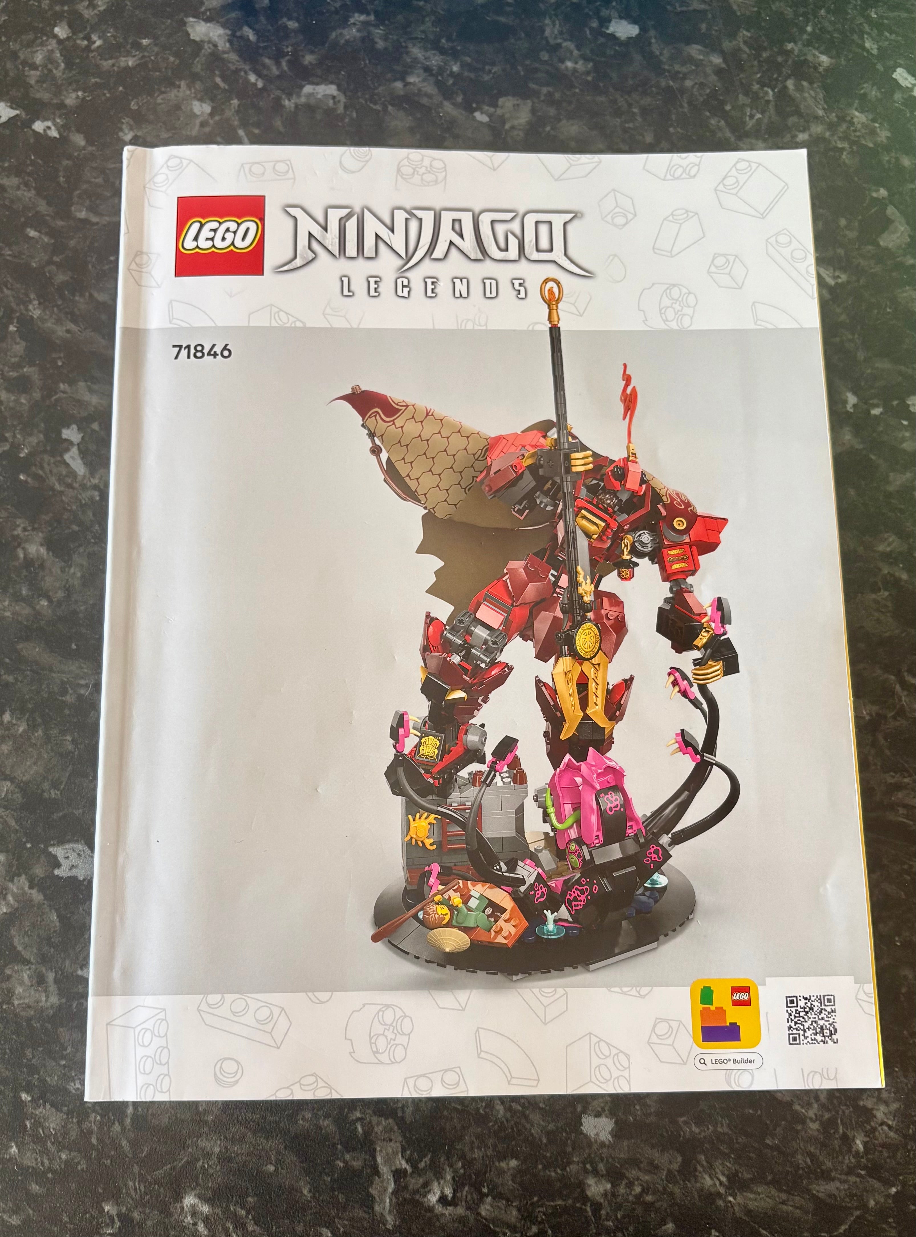 LEGO 71846 Ninjago The Fire Knight Mech Toy - Only Has One Minifigure