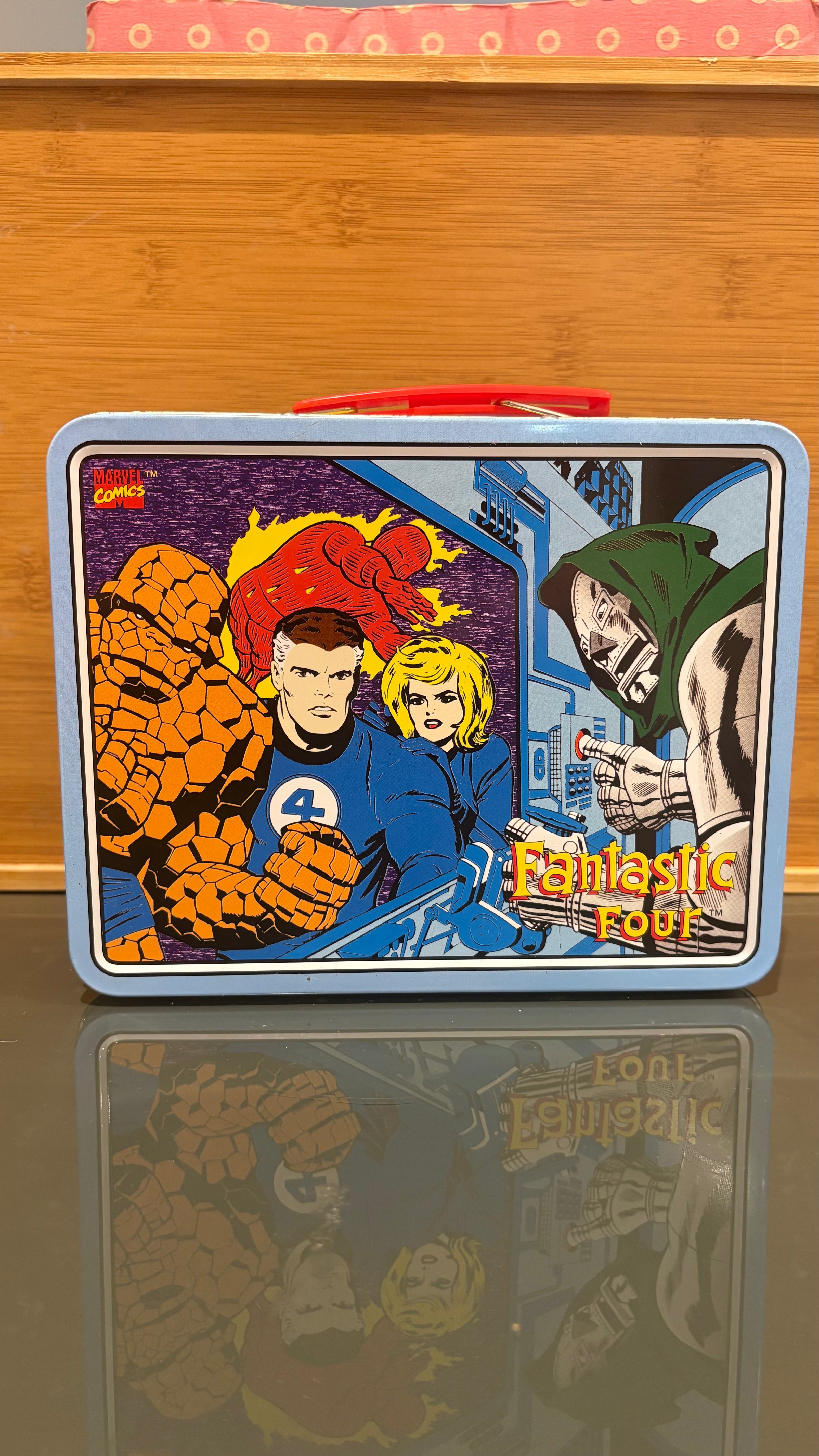 Collectable 1998 Fantastic Four Lunch Tin Featuring Doctor Doom Marvel Comics,