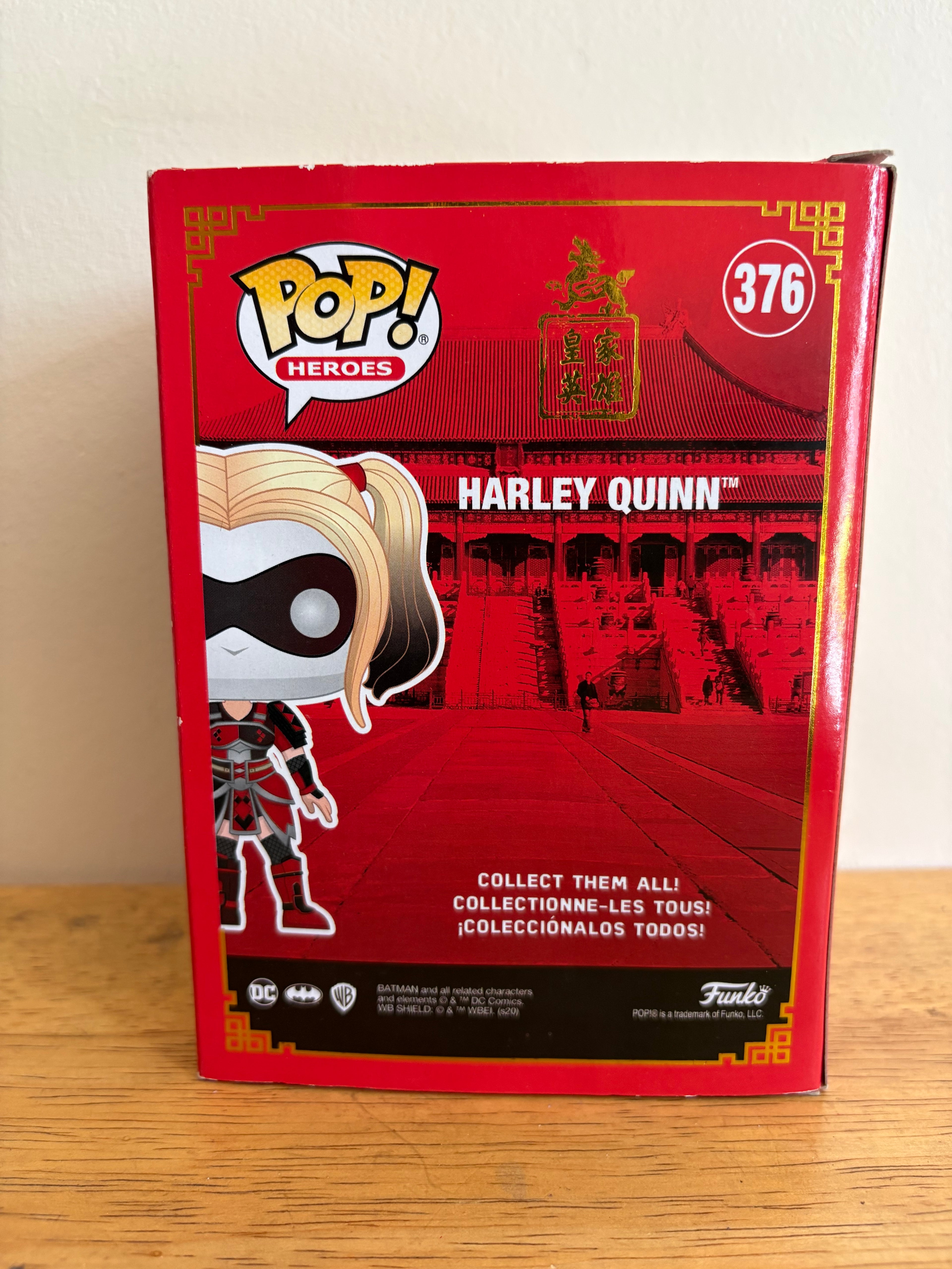 Funko Pop #376 DC Harley Quinn in Red Box