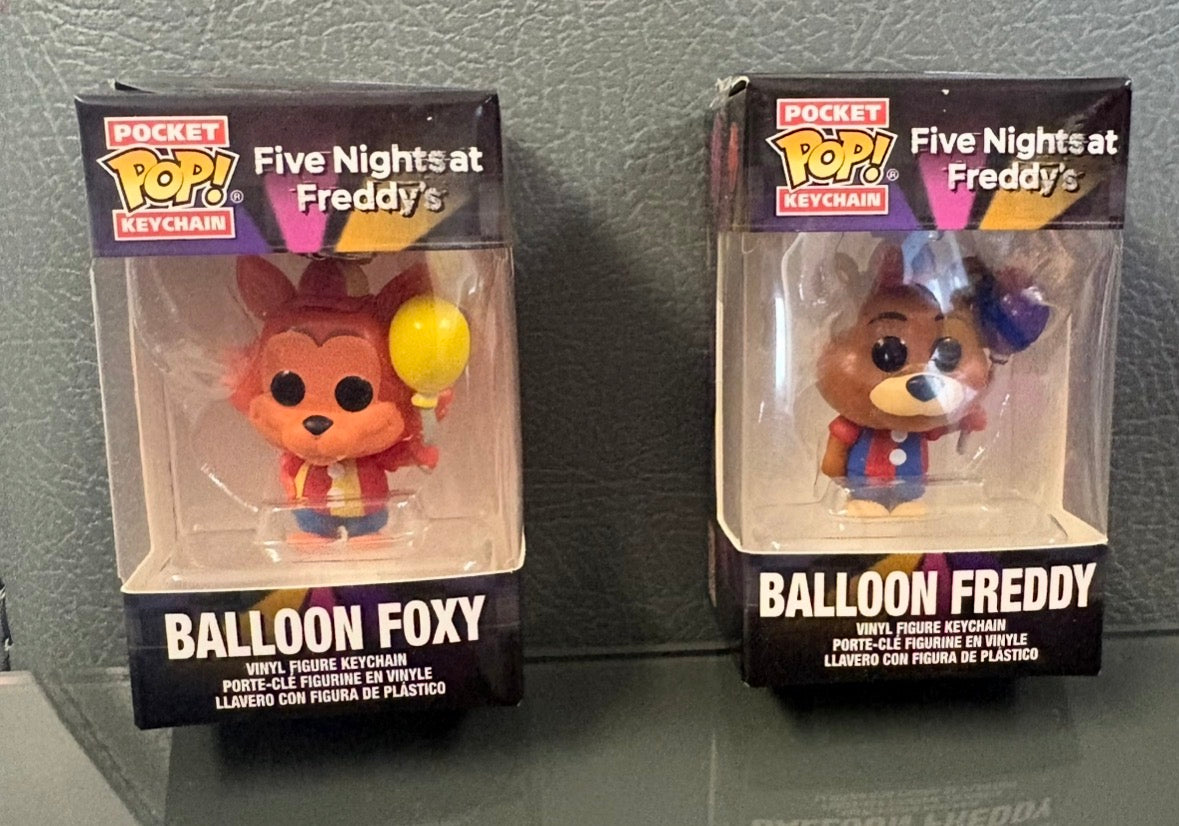 Collectables - Pocket POP Keychain Five Nights At Freddy's Balloon Foxy Freddy Bundle Lot