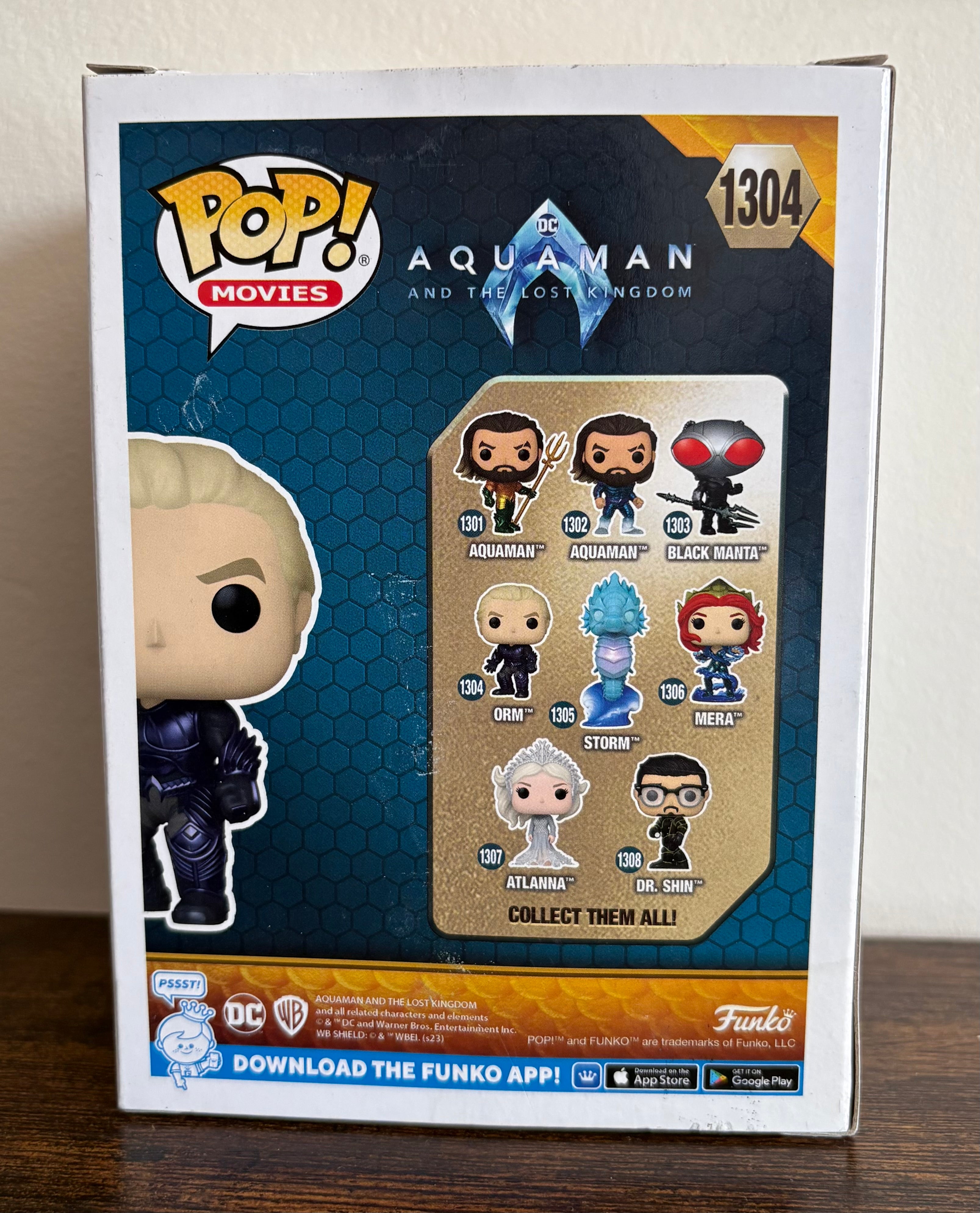 Funko Pop #1304 ORM Aquaman ex-display
