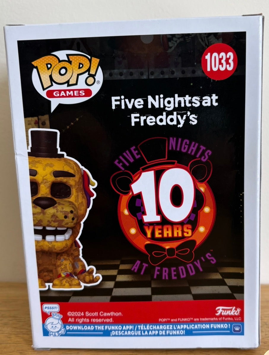 Funko Pop Five Nights at Freddy's - Withered Golden Freddy 1033 FNAF Special Edition
