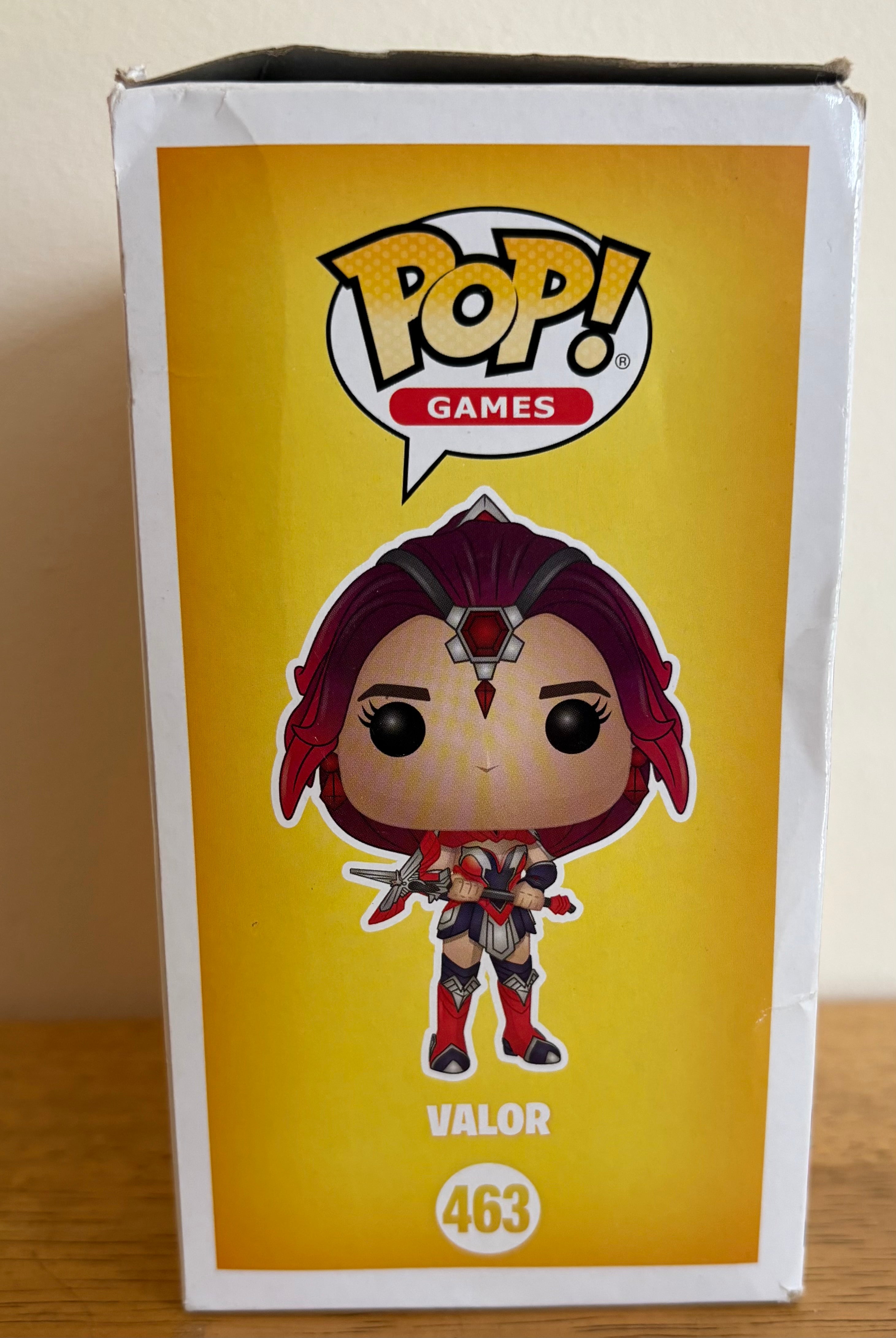 Funko Pop Figure Fortnight #463 Valor War Game Figure Vinyl