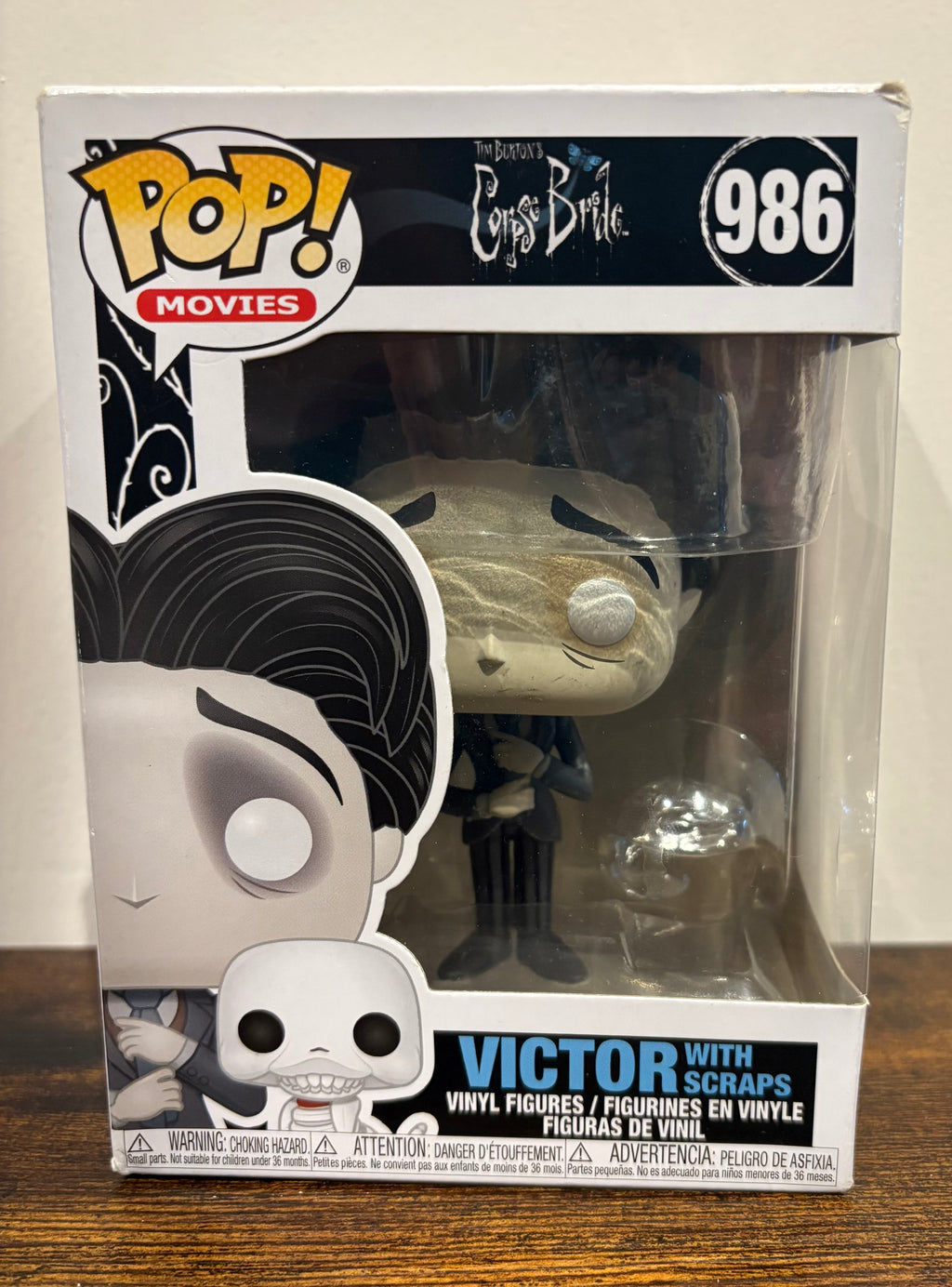 Corpse Bride - Victor NO Scraps #986 - Funko Pop! see pic