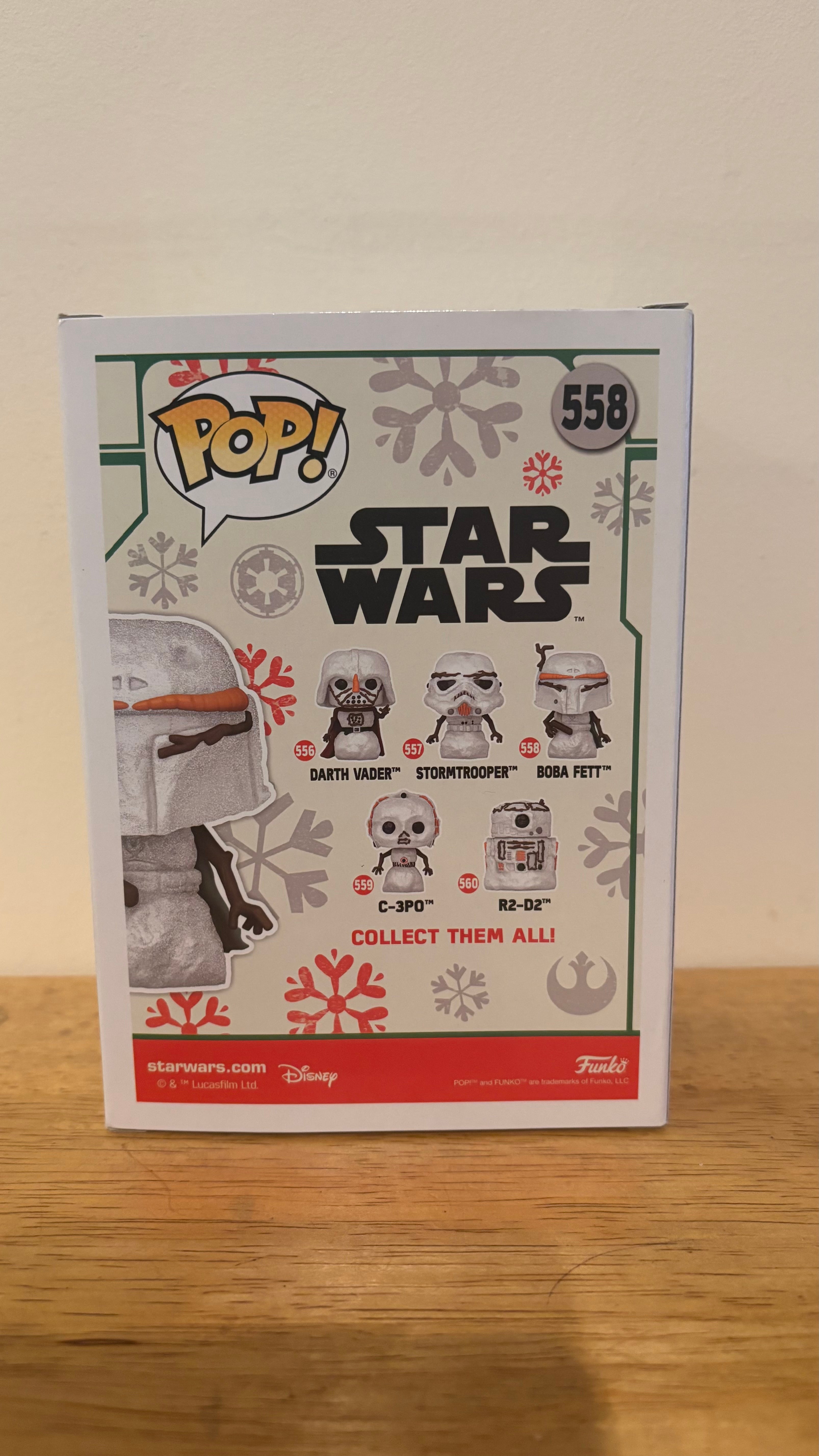 Funko Pop! #558 Snow Edition Boba Fett