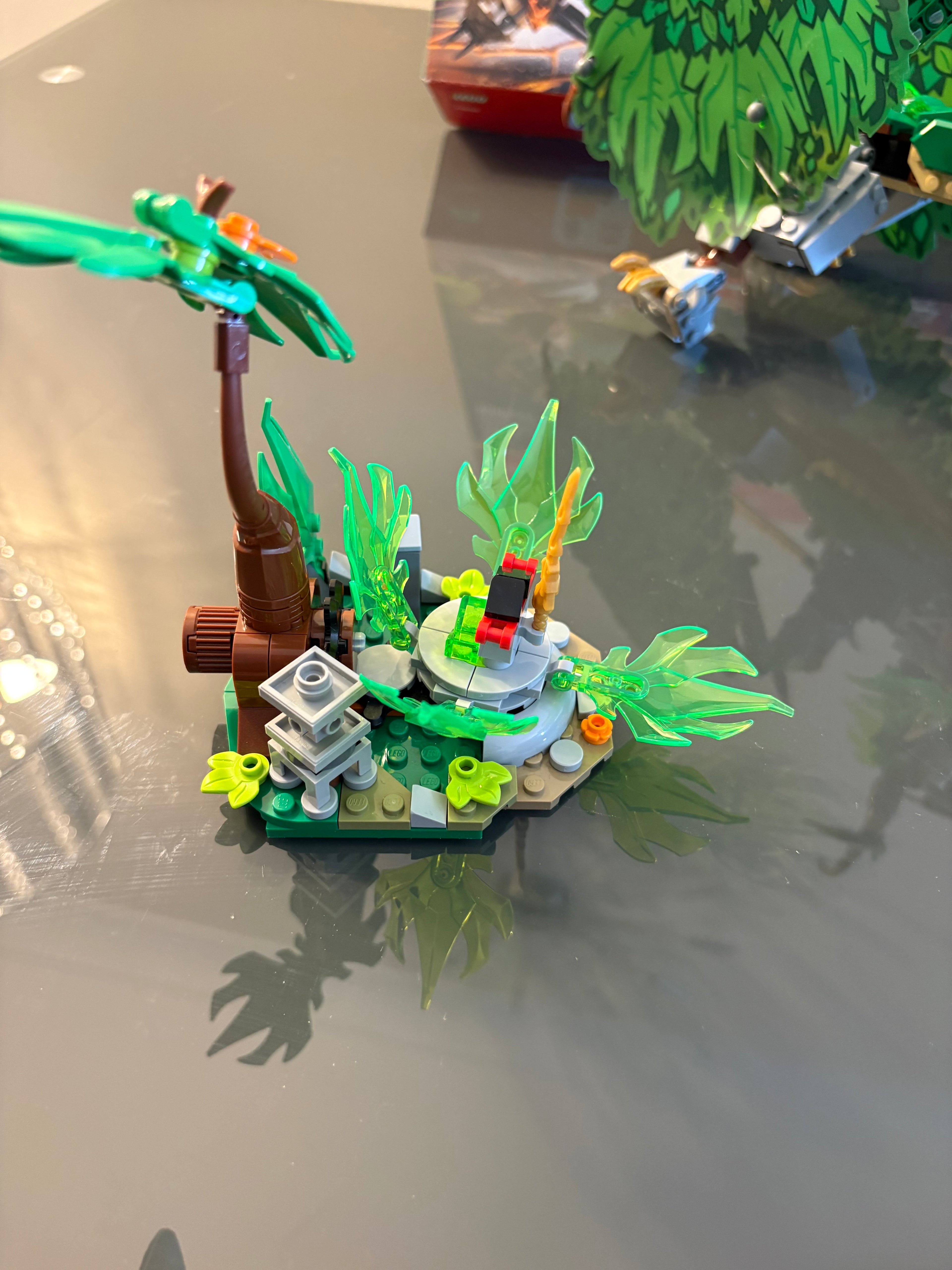 Lego - Ninjago Dragons riding #71859 The Dragon of Life Set