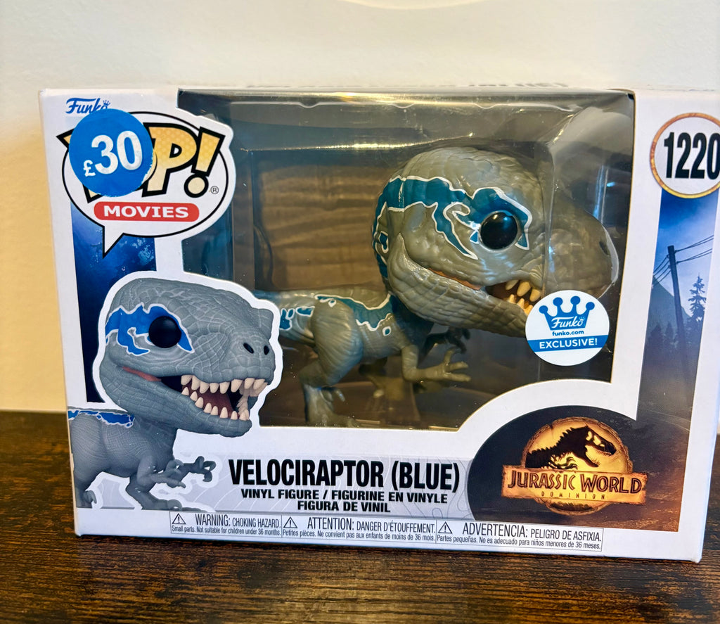 Funko Pop! #1220 Velociraptor Blue from Jurassic World