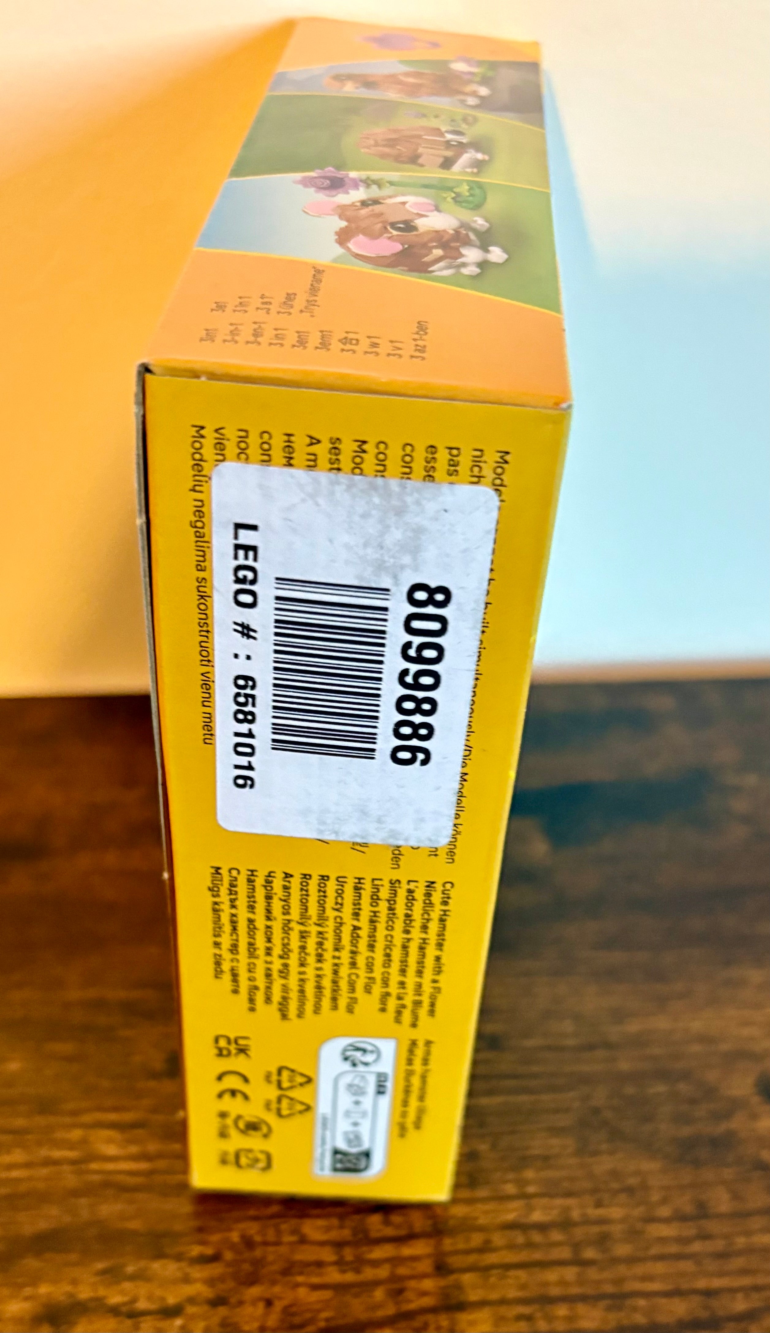 Lego 31376 Creator 3in 1 Cute Hamster with a Flower + Hedgehog + Eagle