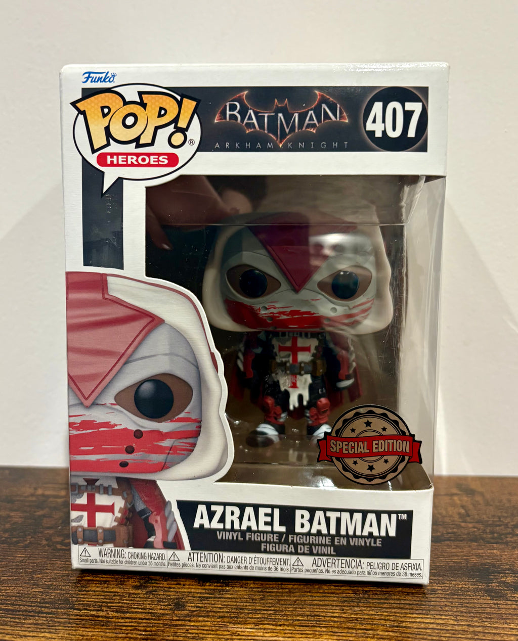 Funko Pop! DC Heroes Batman Arkham Knight 'Azrael Batman' Special Edition #407