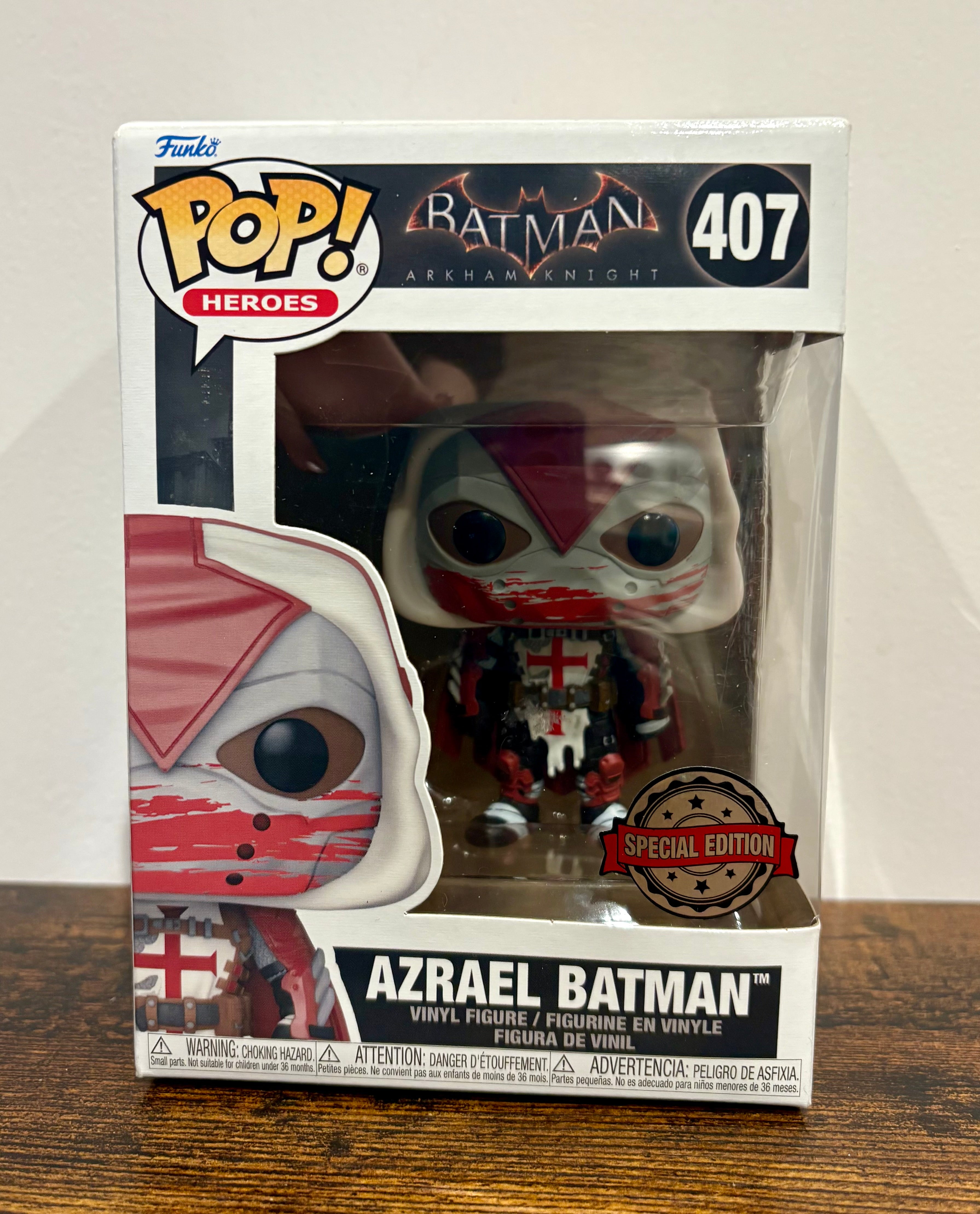 Funko Pop! DC Heroes Batman Arkham Knight 'Azrael Batman' Special Edition #407