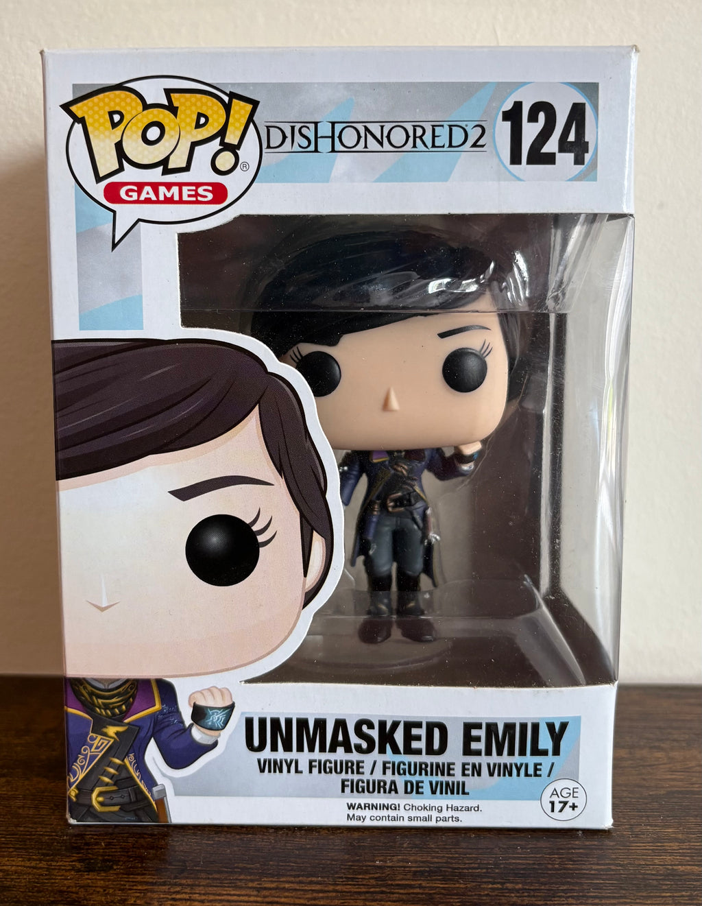 Funko Pop #124 – Unmasked Emily from Dishonoured 2