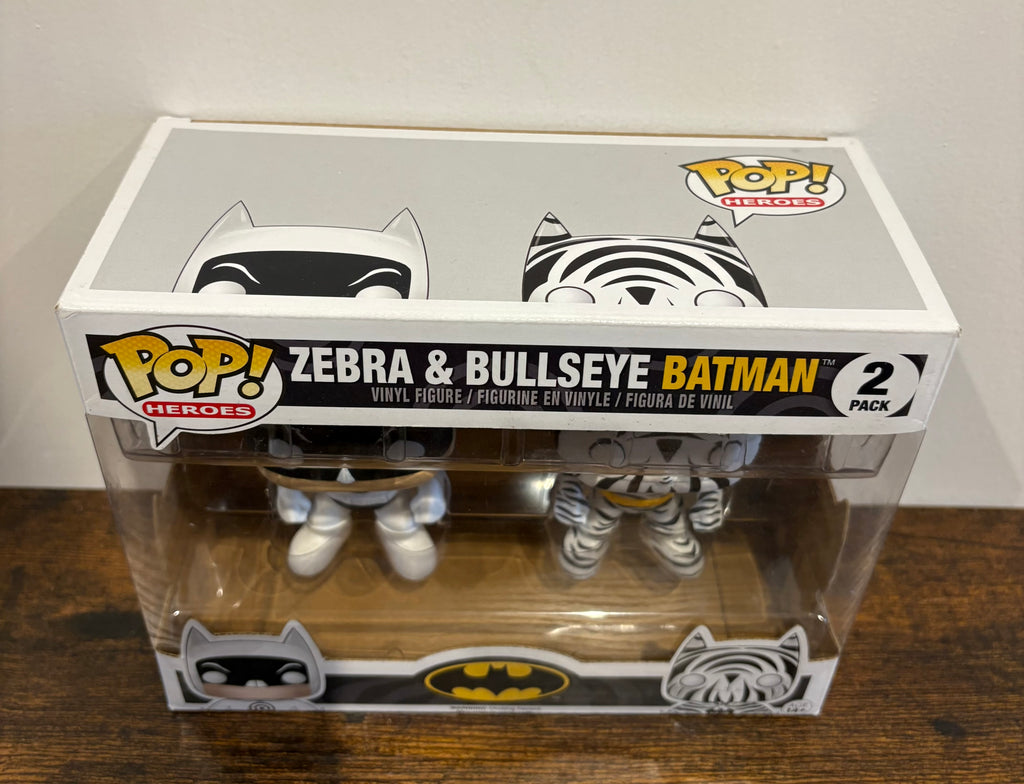 Funko POP! Zebra & Bullseye Batman 2 Pack Superheros Collectible