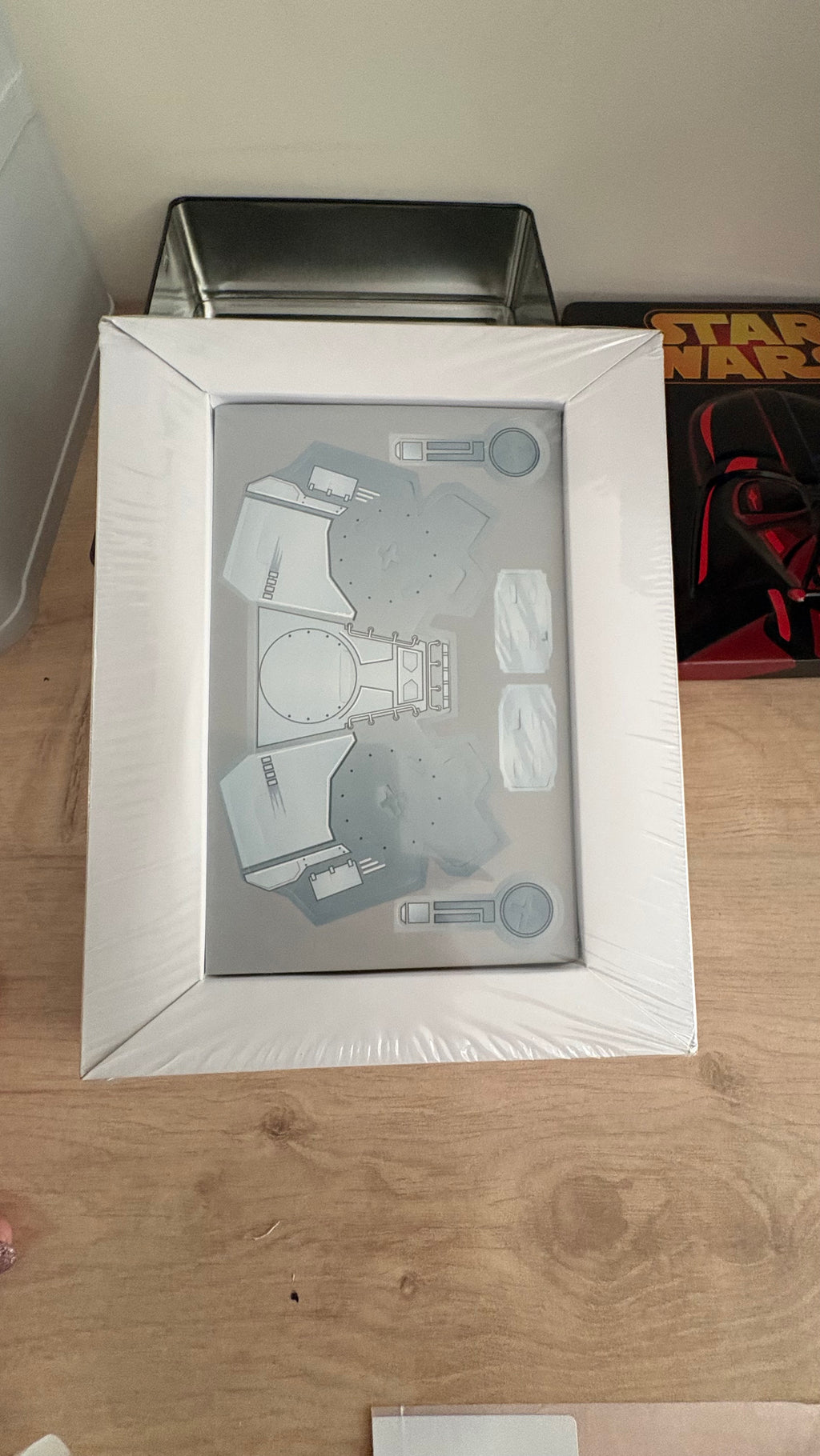 Star Wars metal collectable tin build a ATST