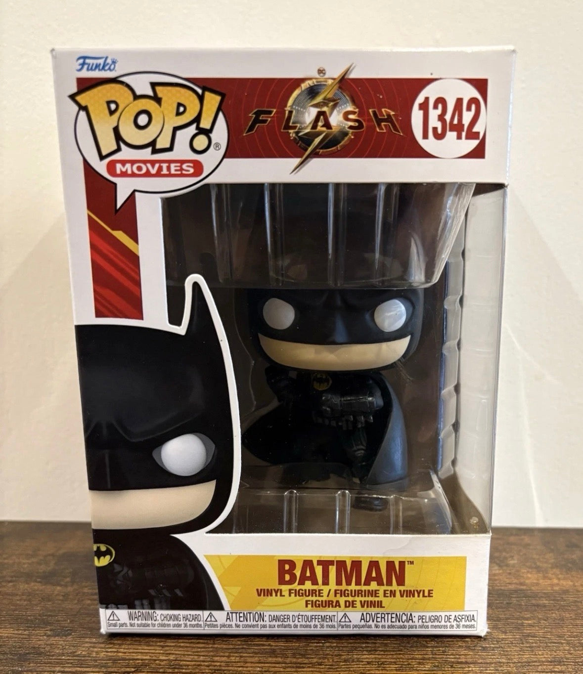 Funko Pop #1342 Flash Batman Pop Movies Vinyl Figure Excellent Condition