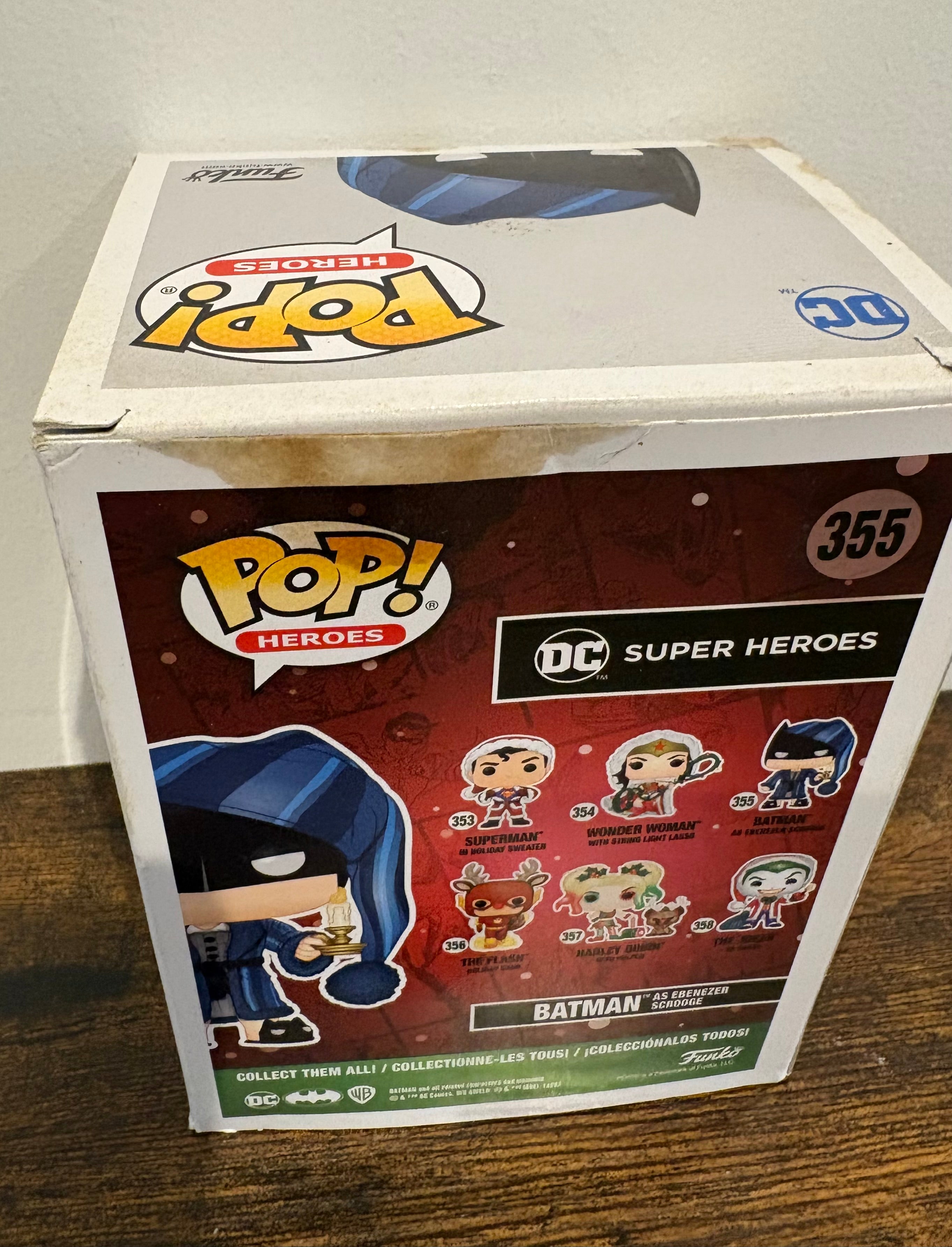 Funko Pop! DC Super Heroes Batman as Ebenezer Scrooge #355 Figure