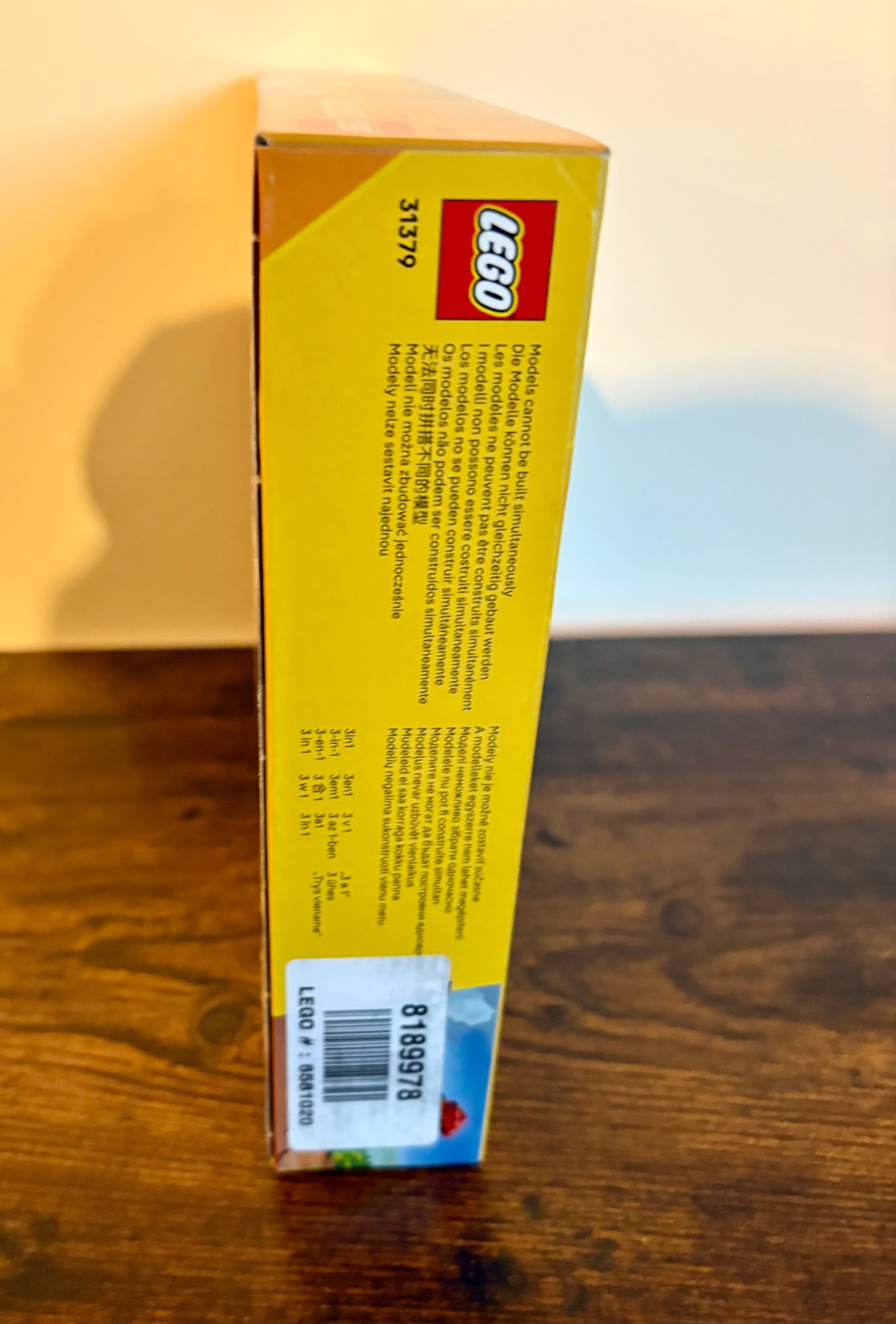 Lego 31379 Creator 3 in 1 Fierce Dinosaur 8+ Velociraptor Stegosaurus Pterosaur