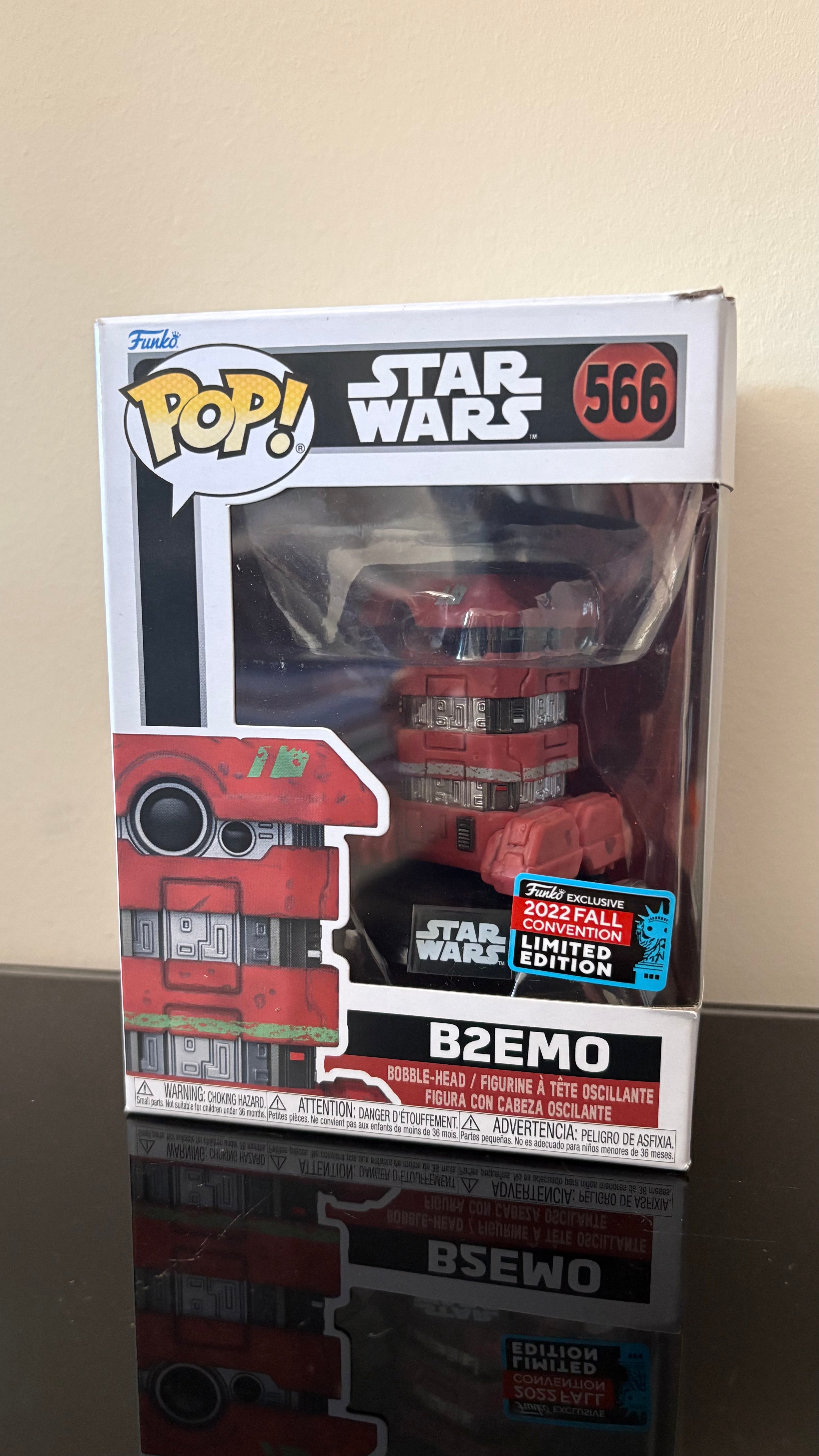Funko Pop Star Wars B2EMO #566 2022 Fall Convention Exclusive Vinyl Figure