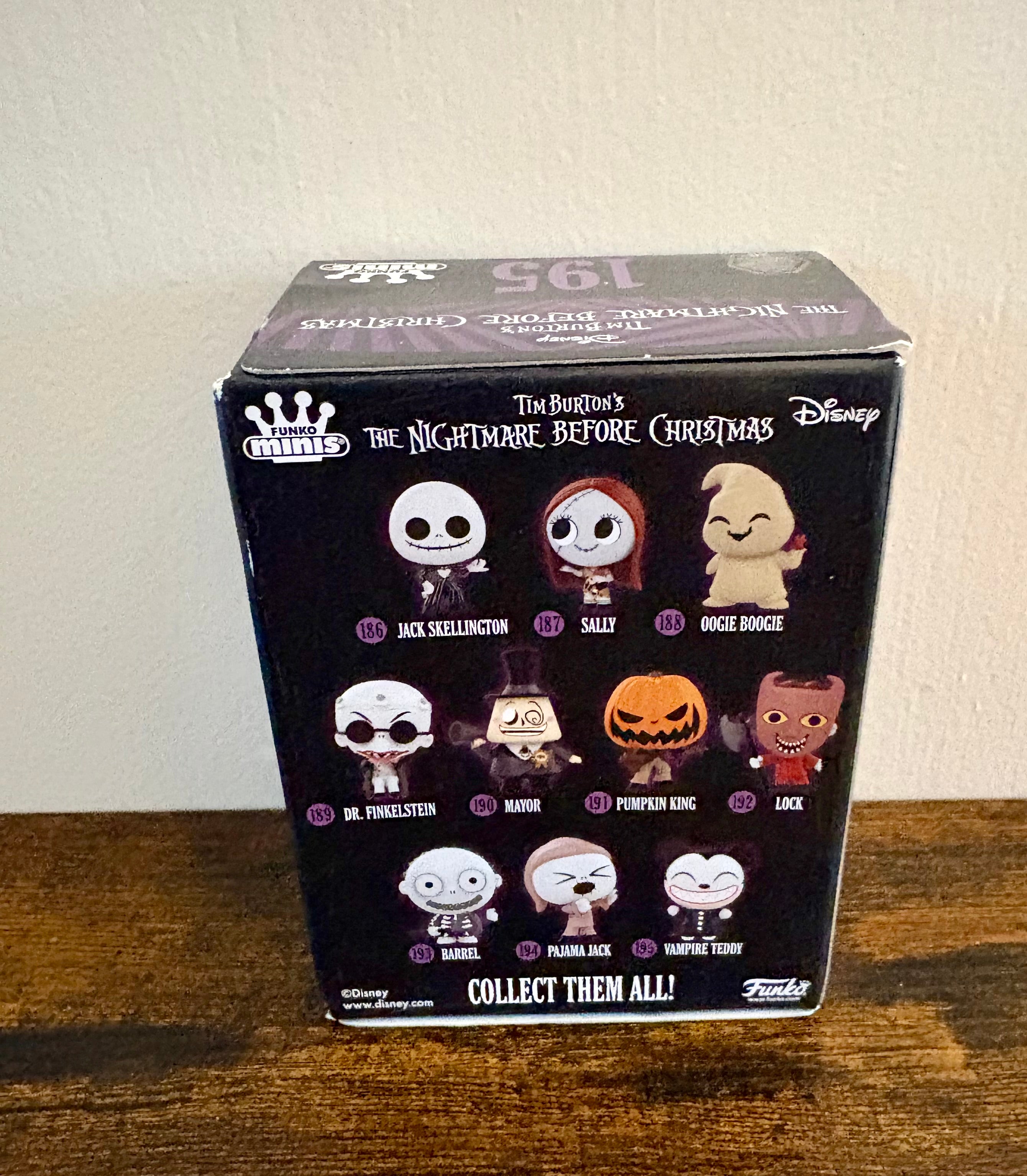 Funko pop - Minis Tim Burton's The Nightmare Before Christmas #195 Vampire Teddy New