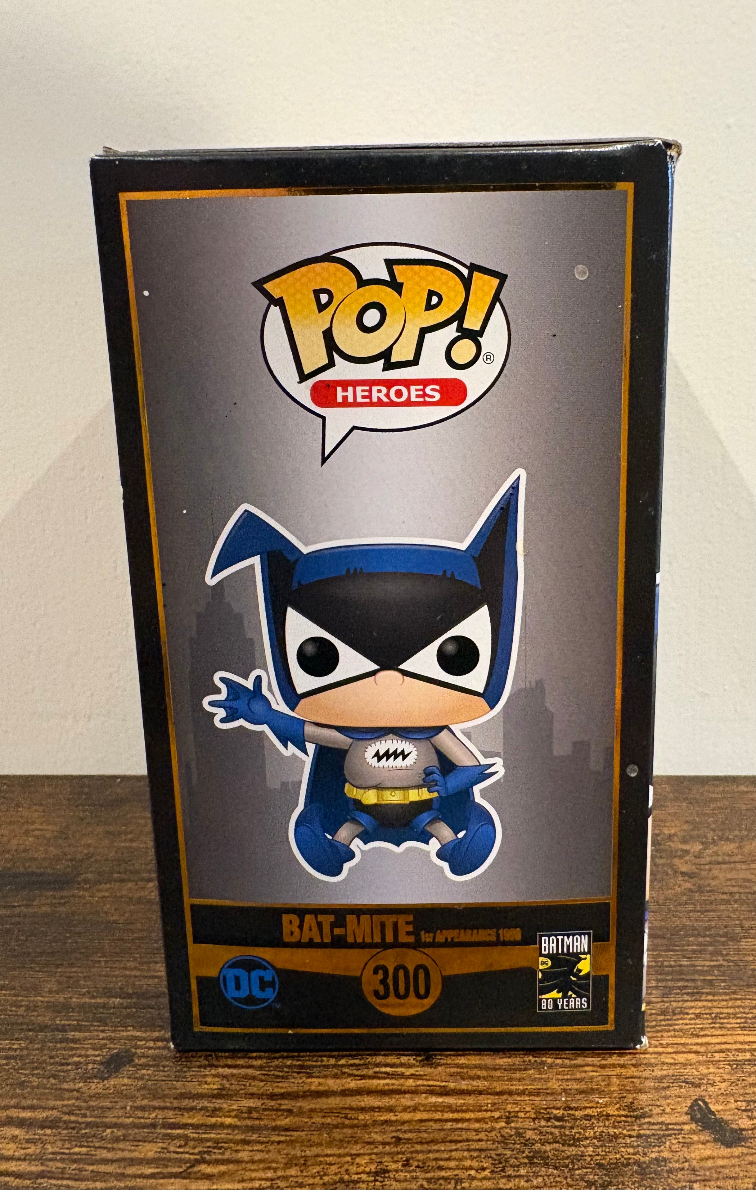 Funko Pop Bat Mite #300 Vinyl Figure DC Super Heroes Batman 80th Anniversary