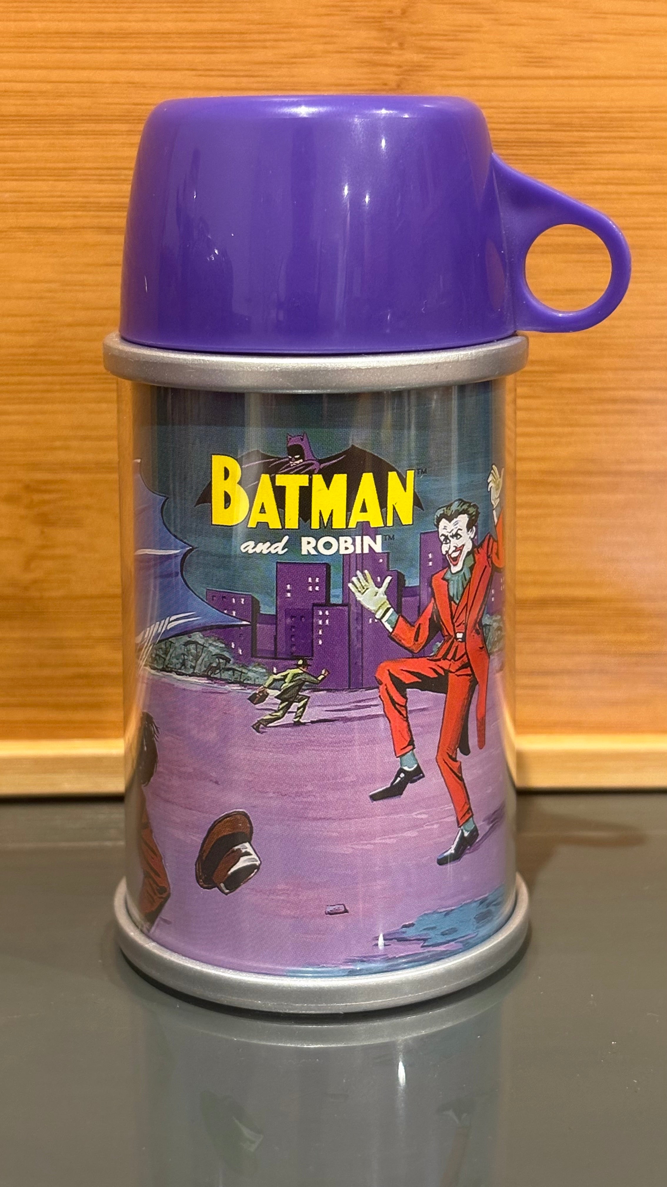Batman & Robin DC Comics Metal Lunch Tin – Hasbro Hallmark Vintage Collectible..