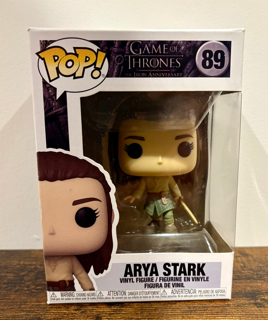 Funko pop GAME OF THRONES IRON ANNIVERSARY ARYA TRAINING  POP VINYL FIGURE FUNKO 89