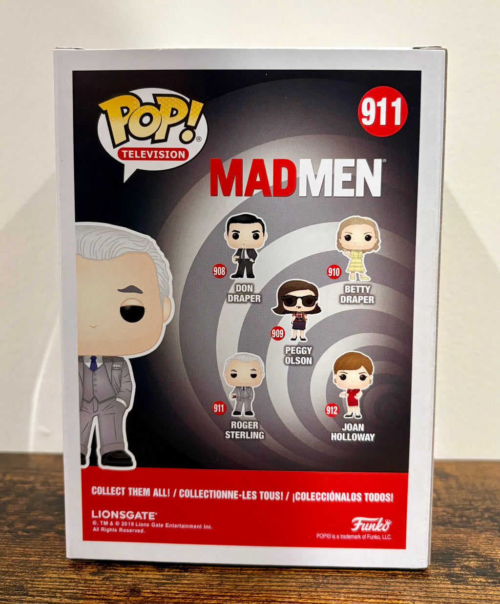 Funko Pop Television: Mad Men - Roger Sterling Vinyl Figure #911