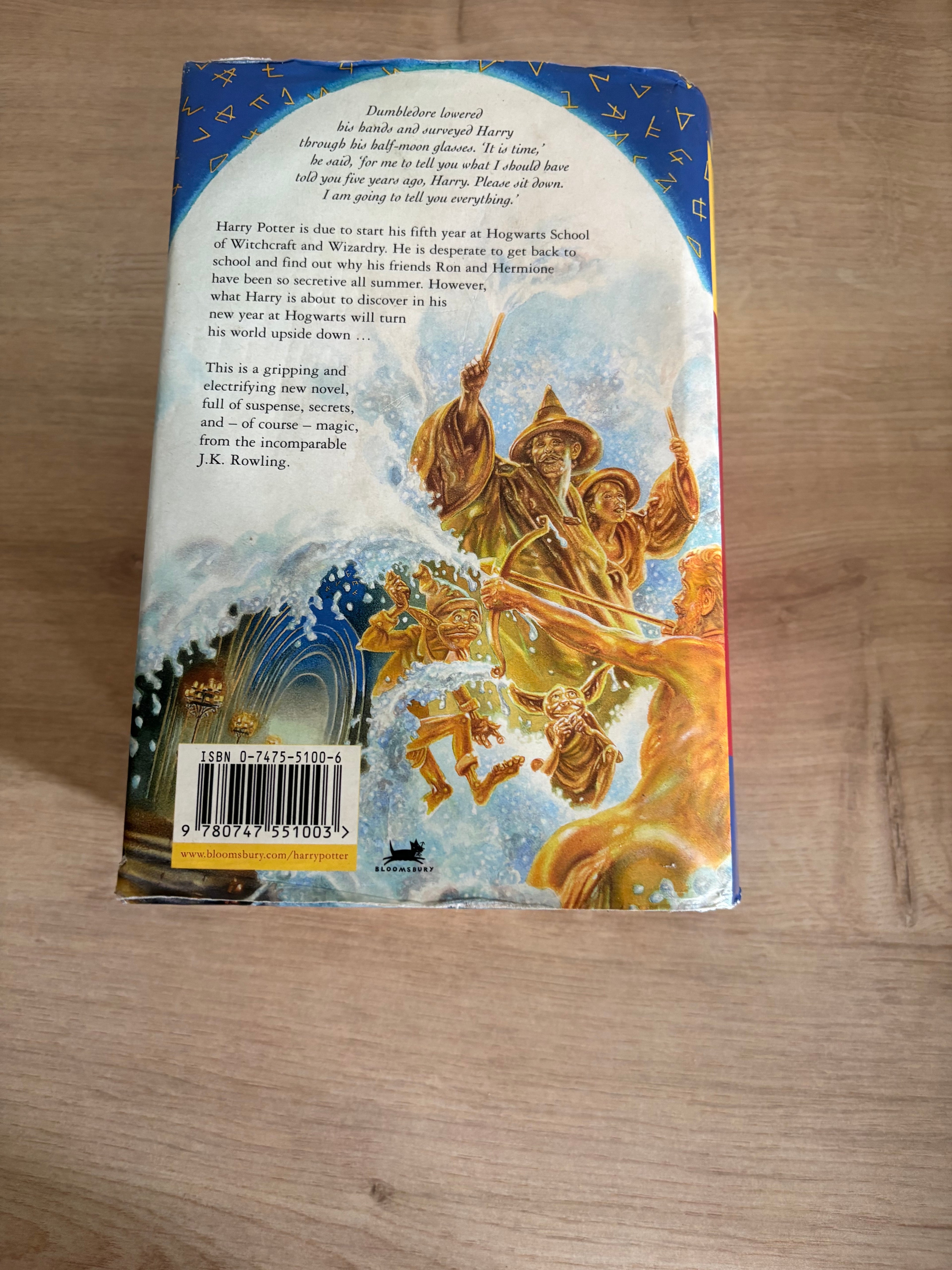 Collectables - Harry Potter and the Order of the Phoenix 1st/1st Edition with errors, with dust jacket