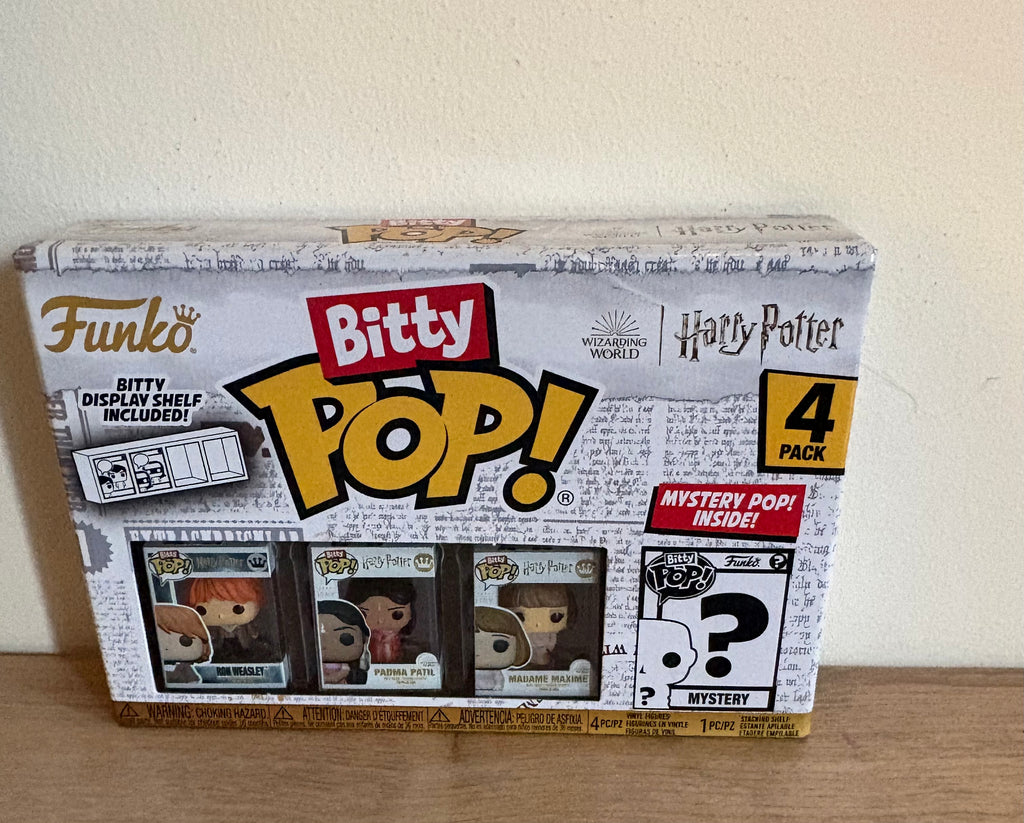 Funko Pop! Bitty Pop Ron Weasley, Padma Patil, Madame Maxine Brand New