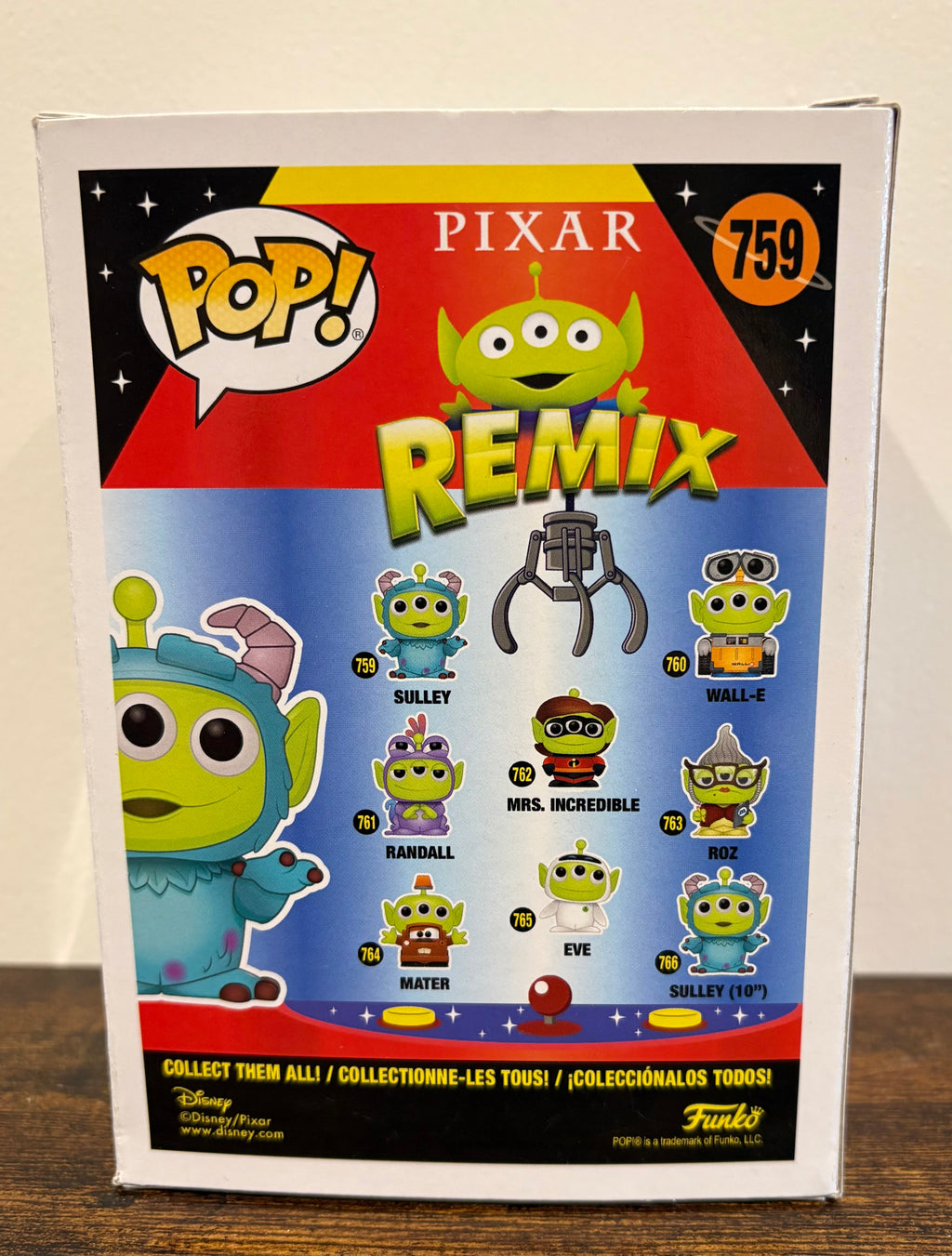 Funko Pop! Pixar Alien Remix #759 SULLEY Monsters Inc