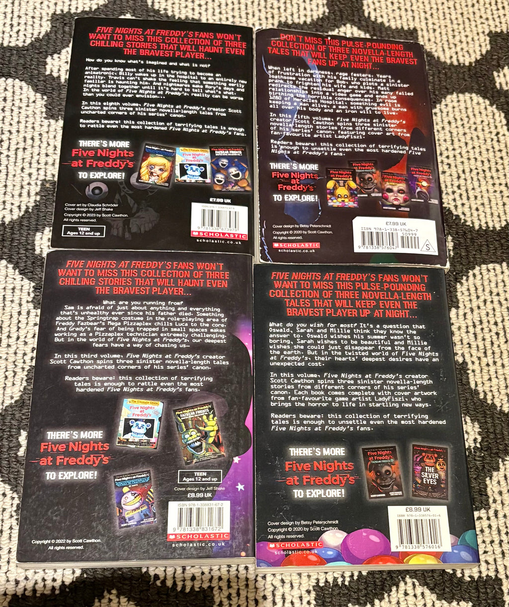 Collectables - Five Nights at Freddy's x4 Books