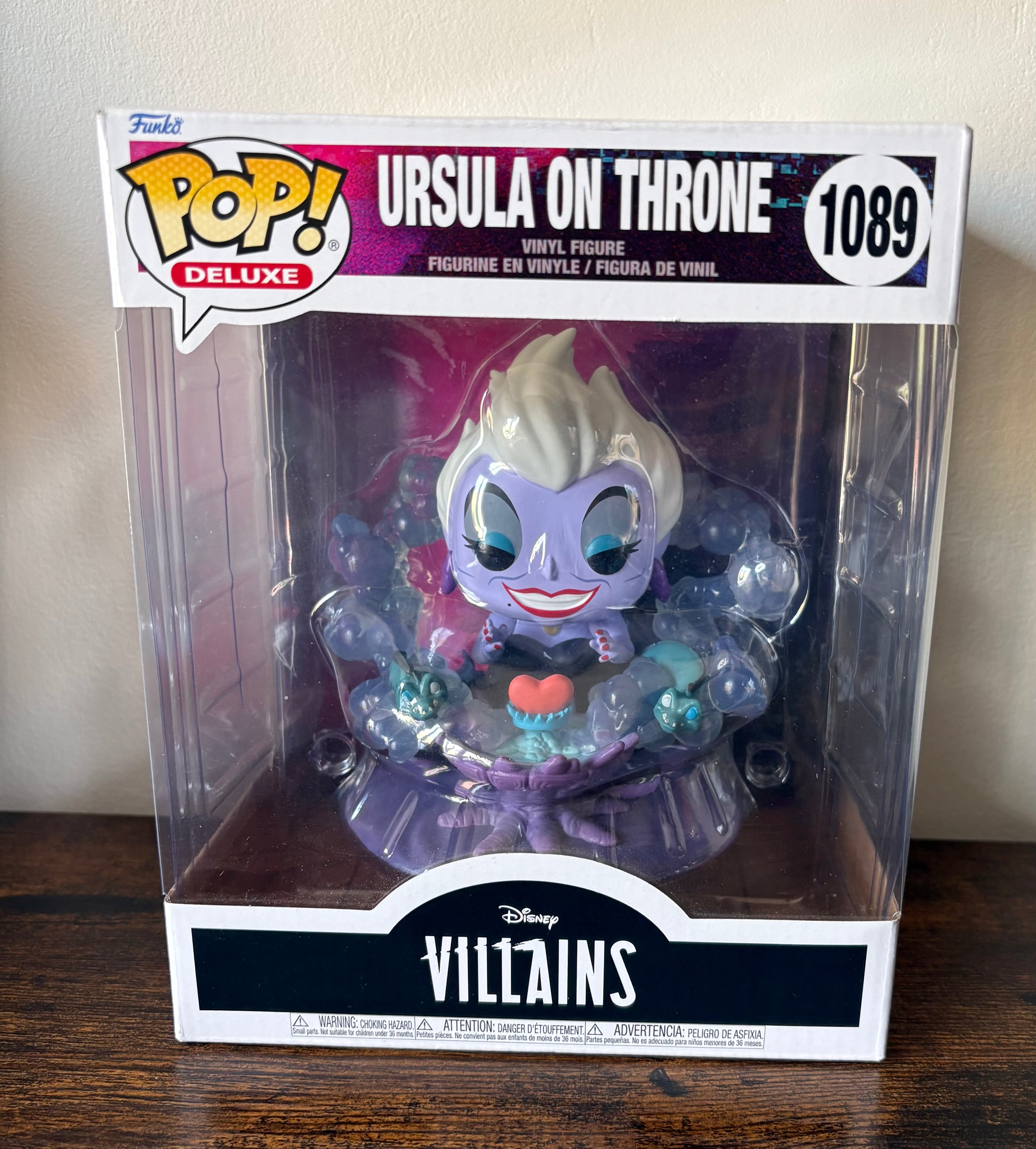 Funko Pop Disney - Disney Villains - Ursula on Throne #1089 Deluxe Edition