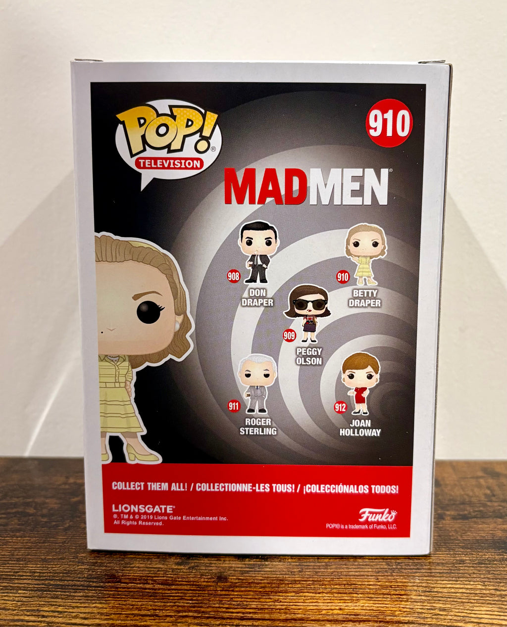 Funko POP! Vinyl TV Mad Men-Betty  Collectible Figure 910