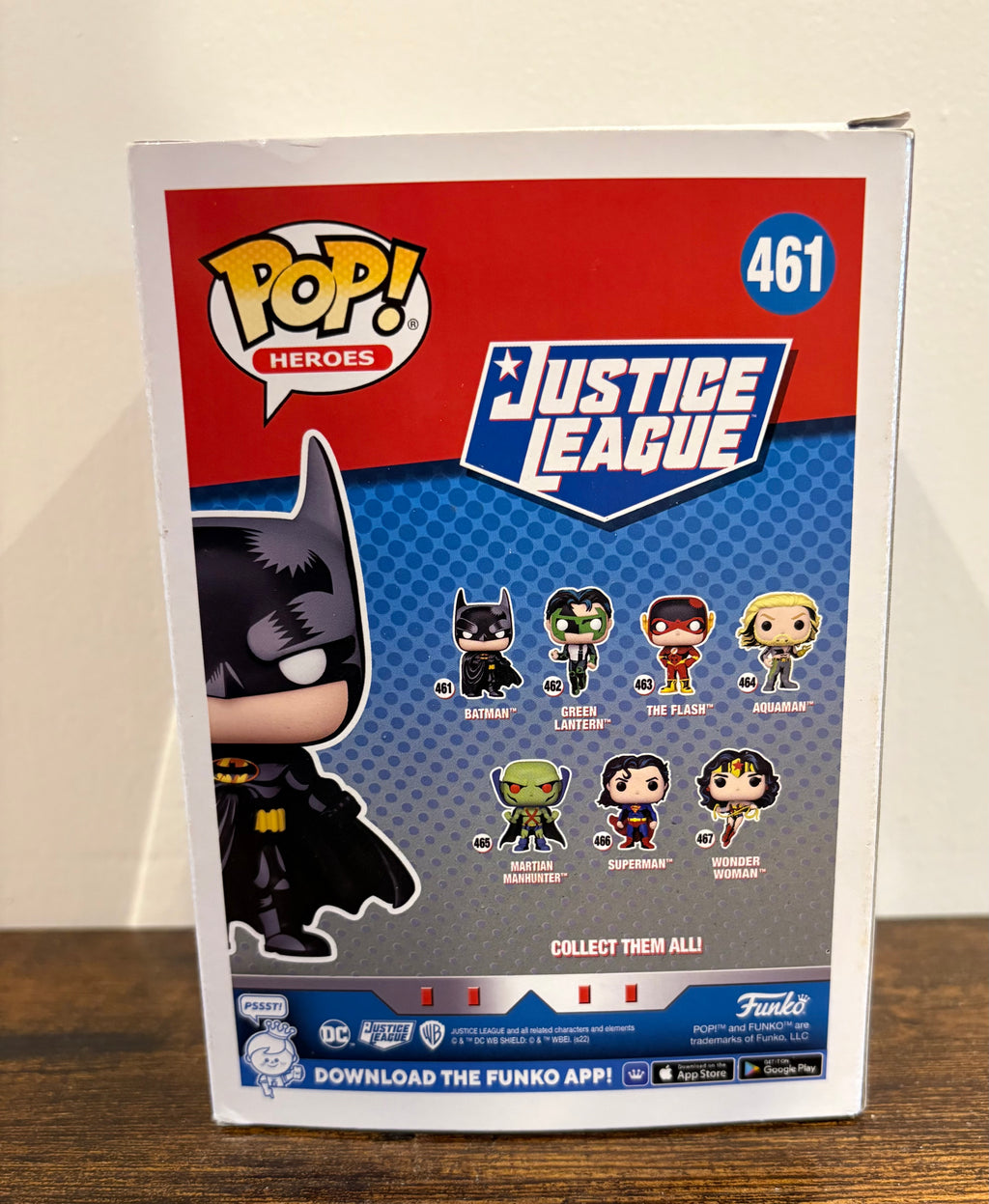 Funko Pop Heroes Justice League #461 Batman Vinyl Figure