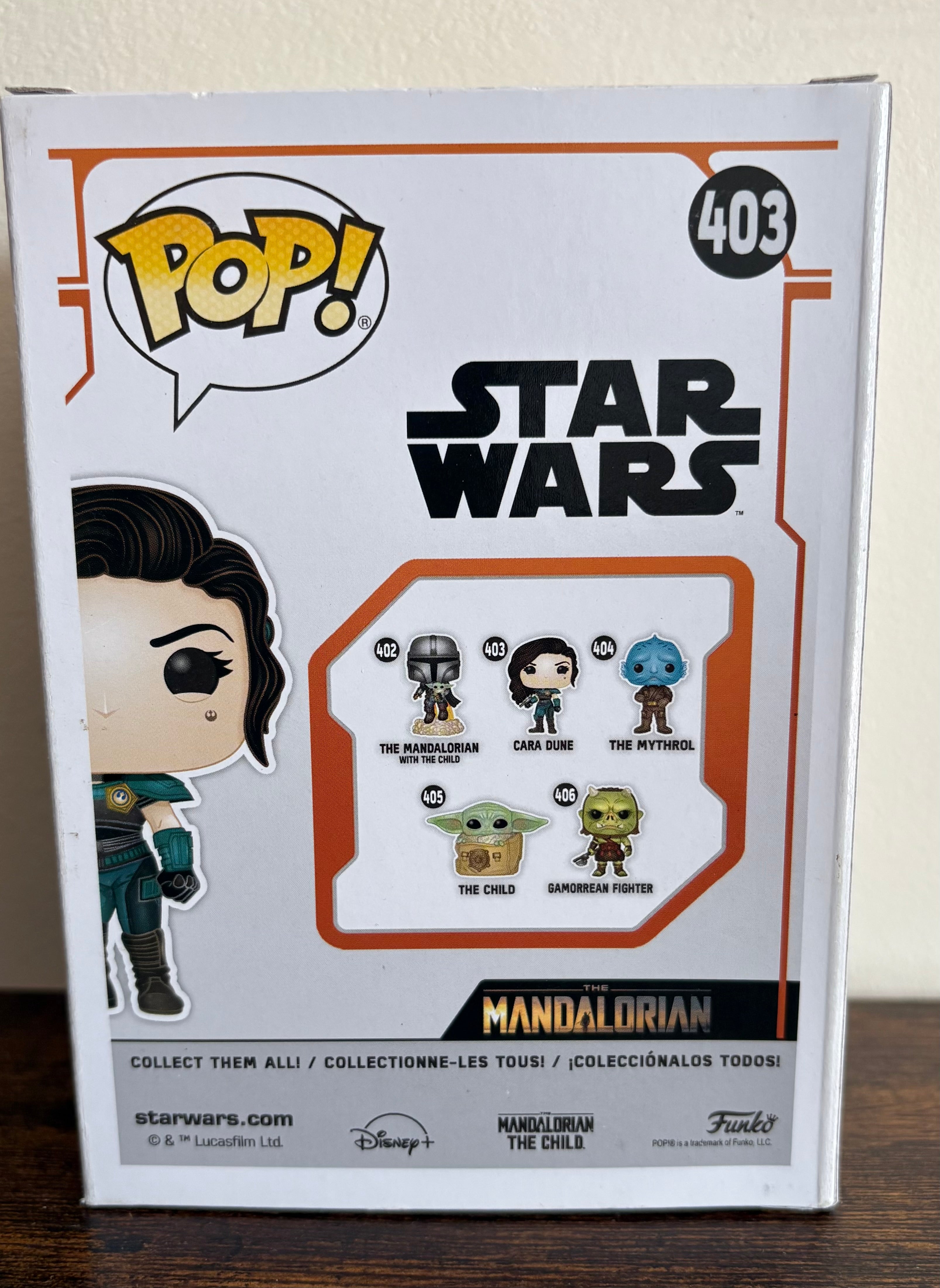 Funko Pop #403 Cara Dune - Star Wars.