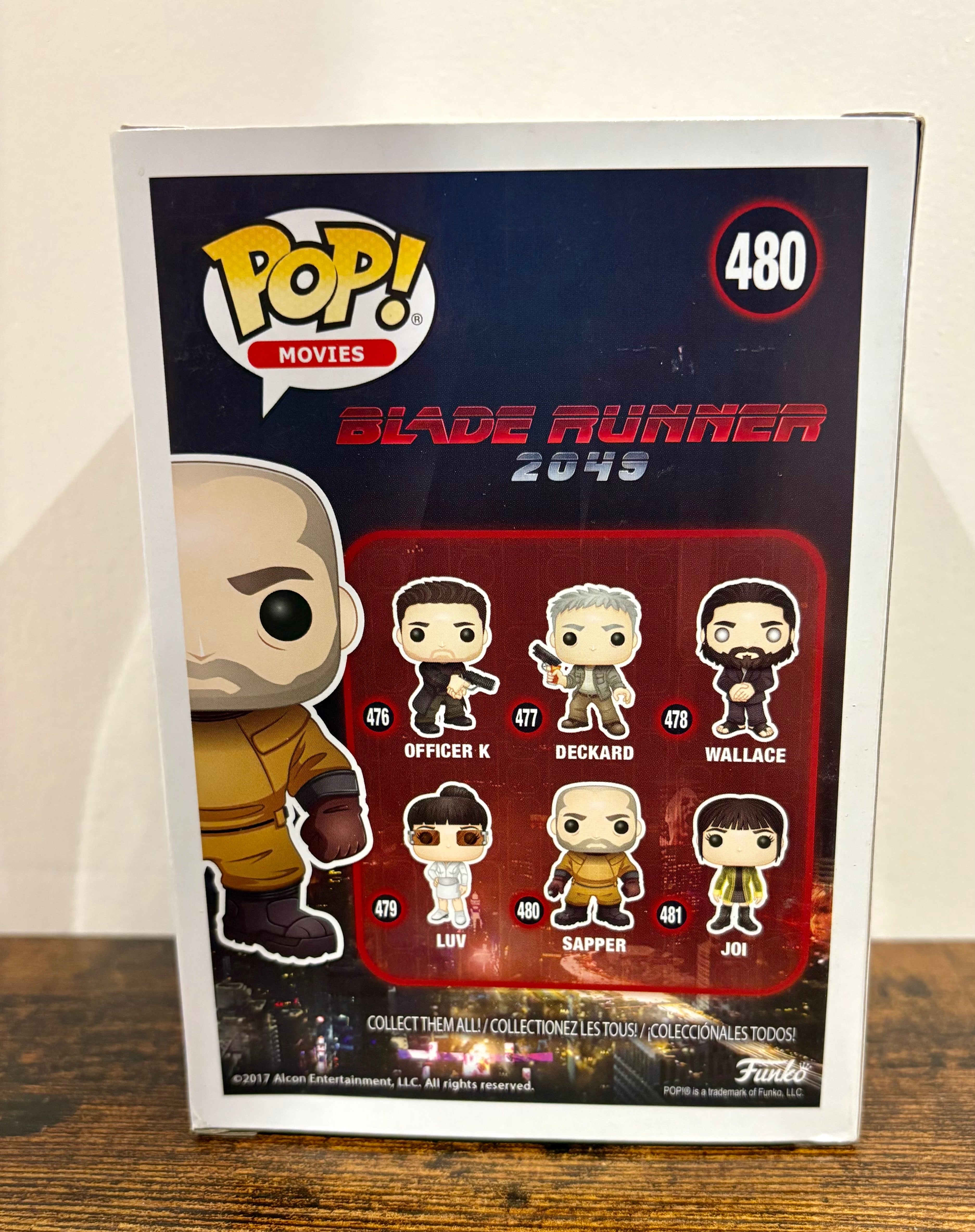 Funko Pop! Vinyl Figure Movies Blade Runner 2049 Sapper #480 Chase