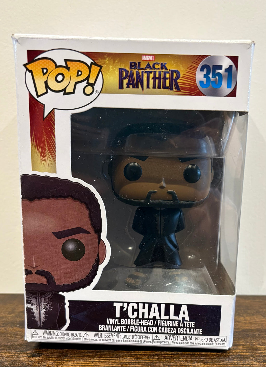 Funko Pop! Marvel Black Panther T'Challa #351