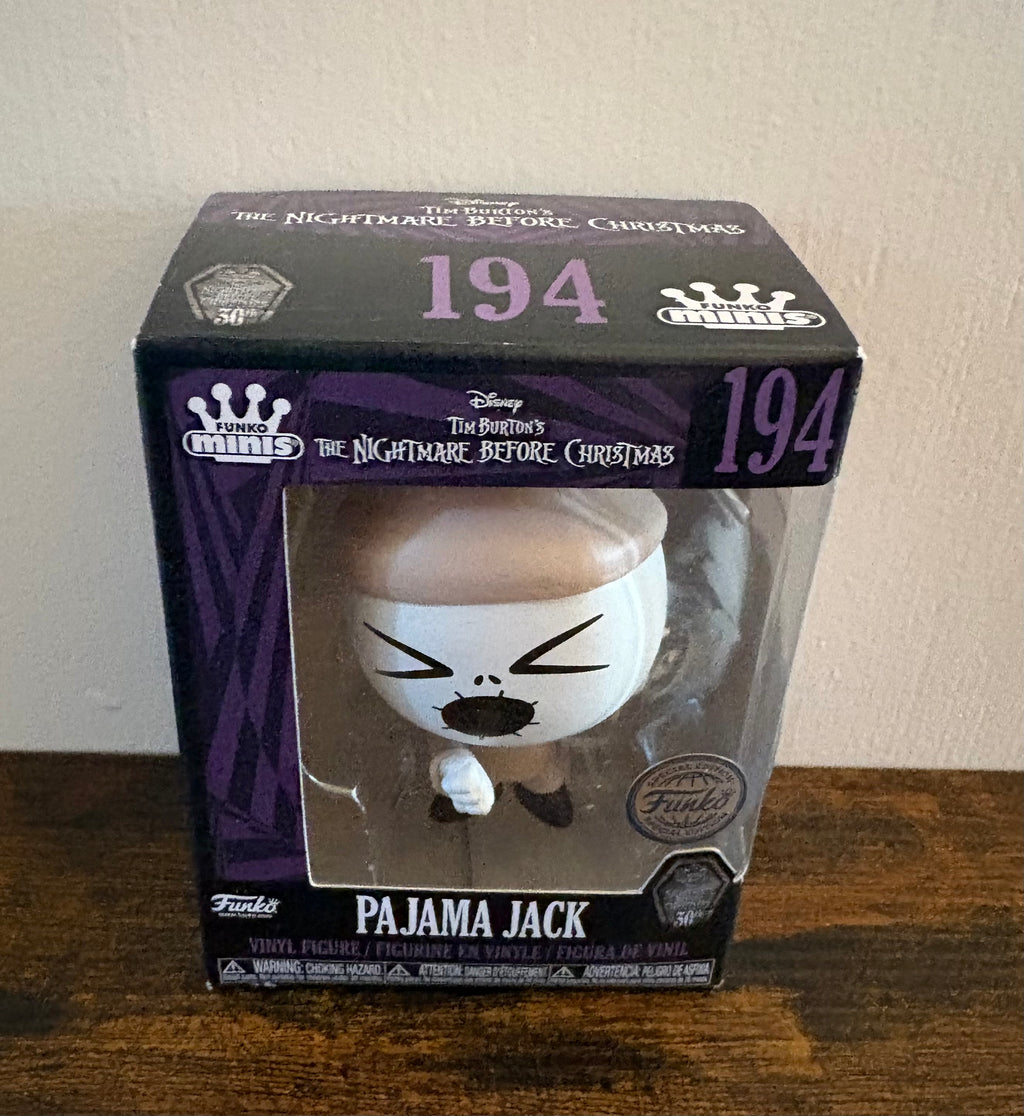 Funko Pop! Minis Tim Burton's The Nightmare Before Christmas #194 Pajama Jack - New