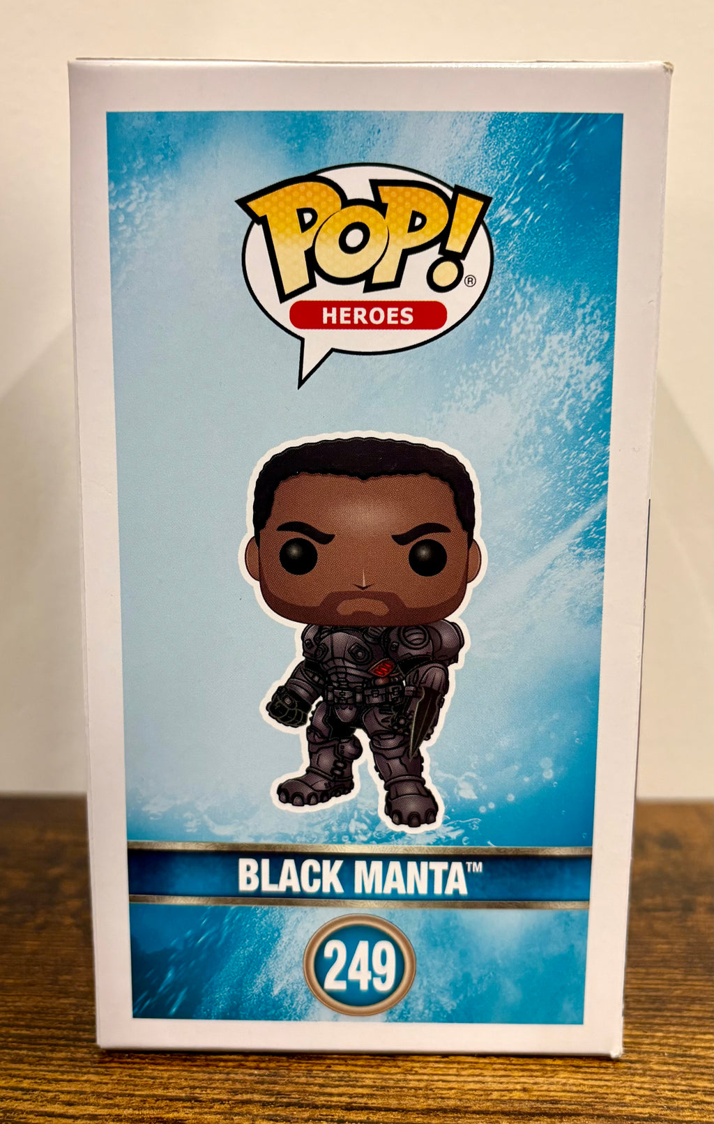 Funko Pop Heroes Aquaman #249 Black Manta Vinyl Figure