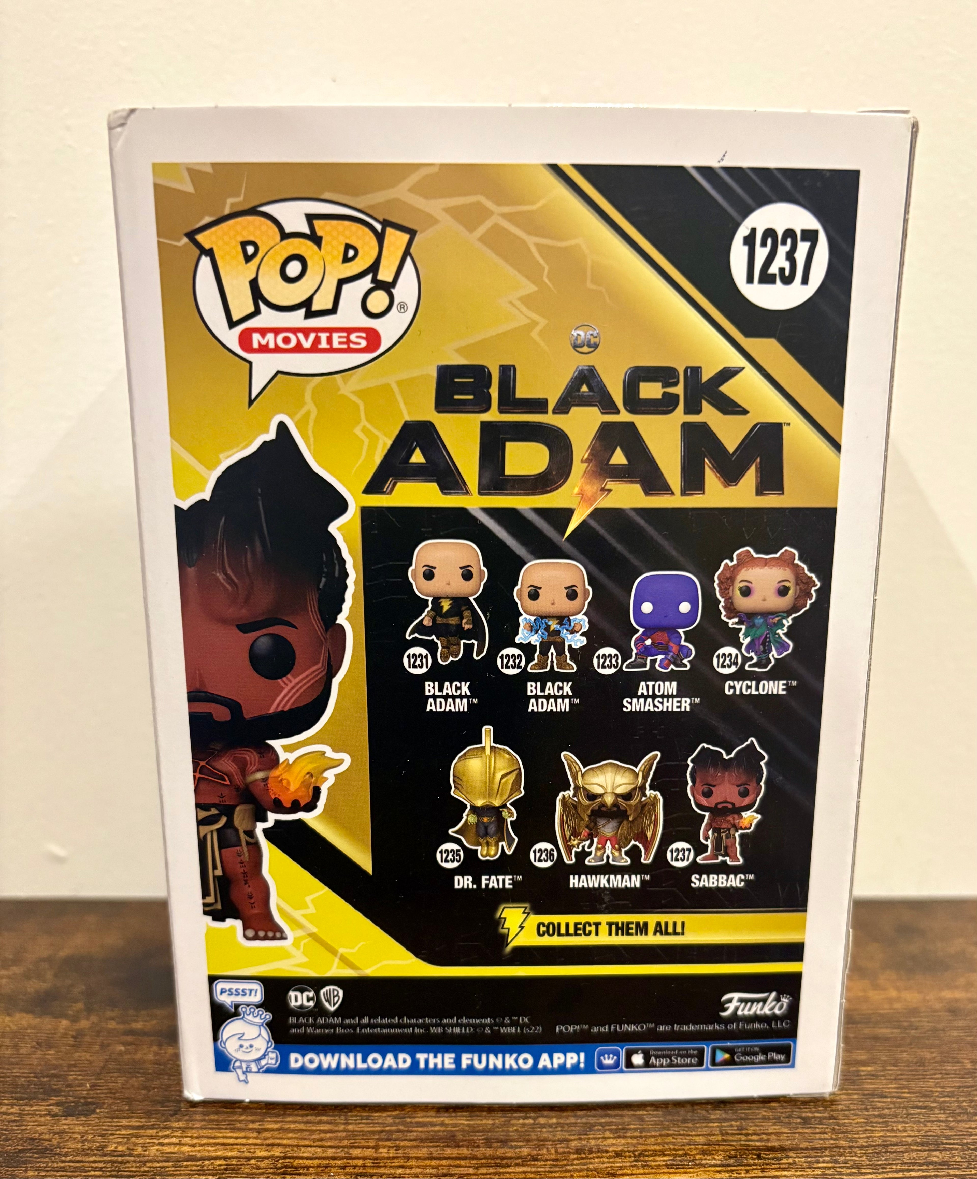 Funko Pop! Black Adam #1237 SABBAC  - see description