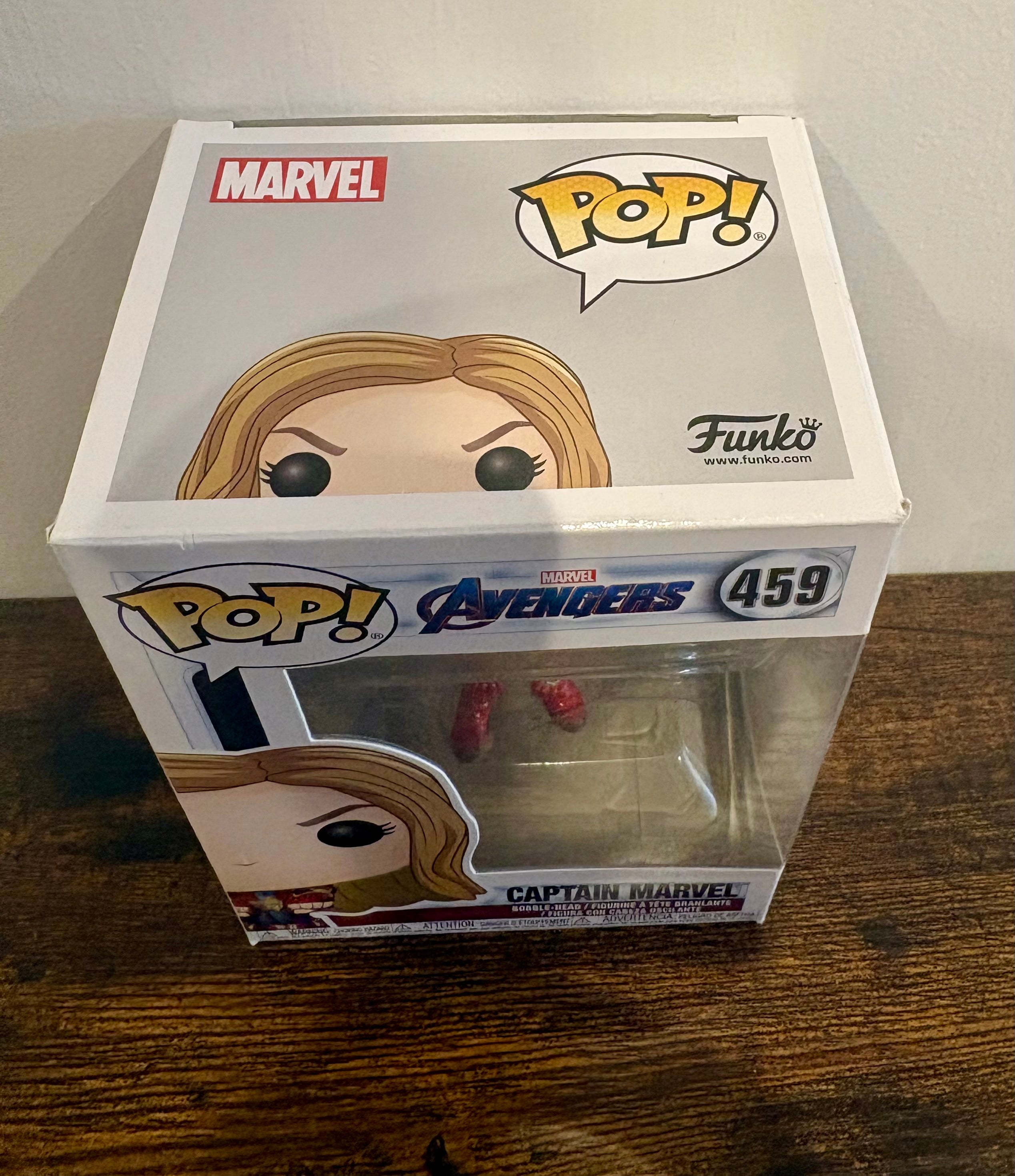Funko Pop #459 Captain Marvel Avengers Endgame Figure
